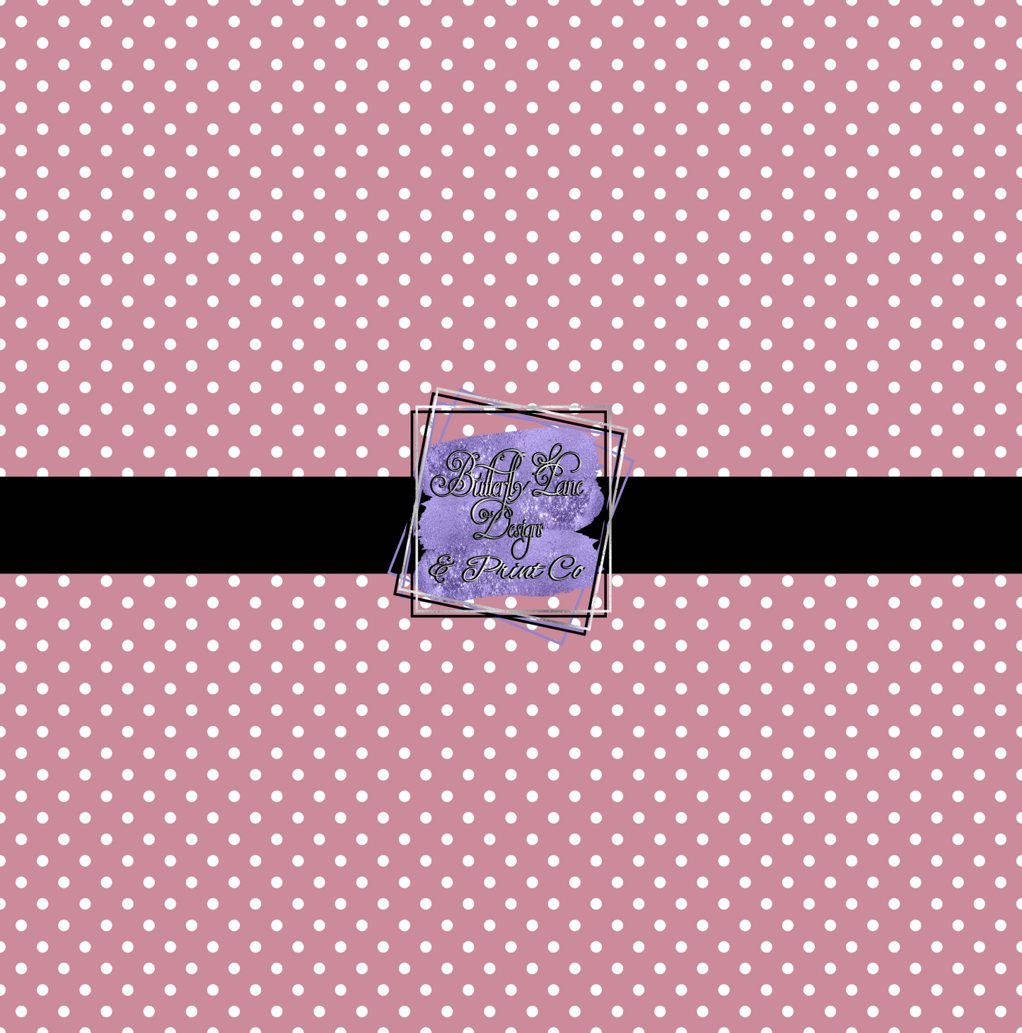 Light Pink with Polka Dots PV 375-Large- Patterned Vinyl