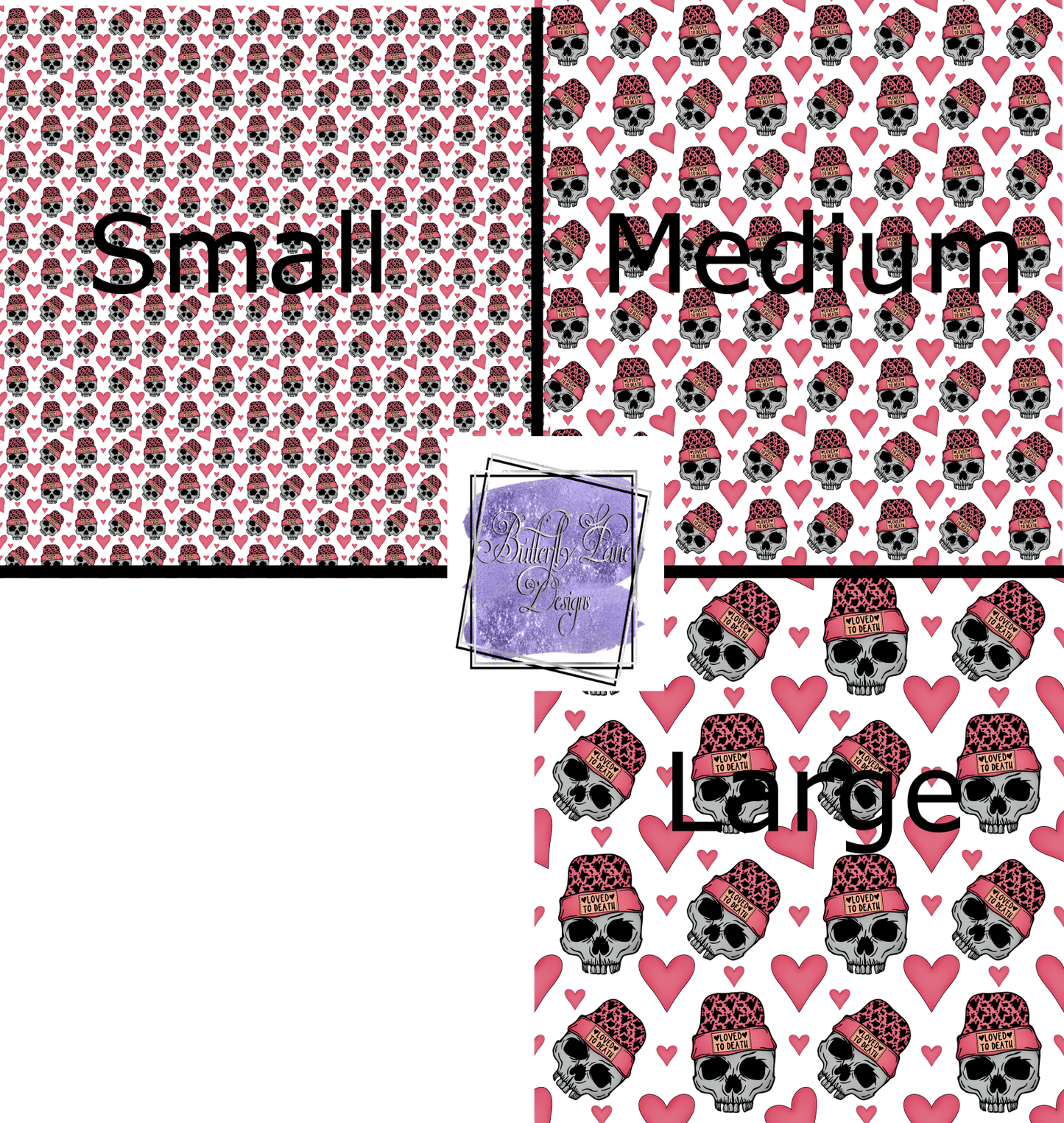 Loved to death - PV 379 Patterned Vinyl