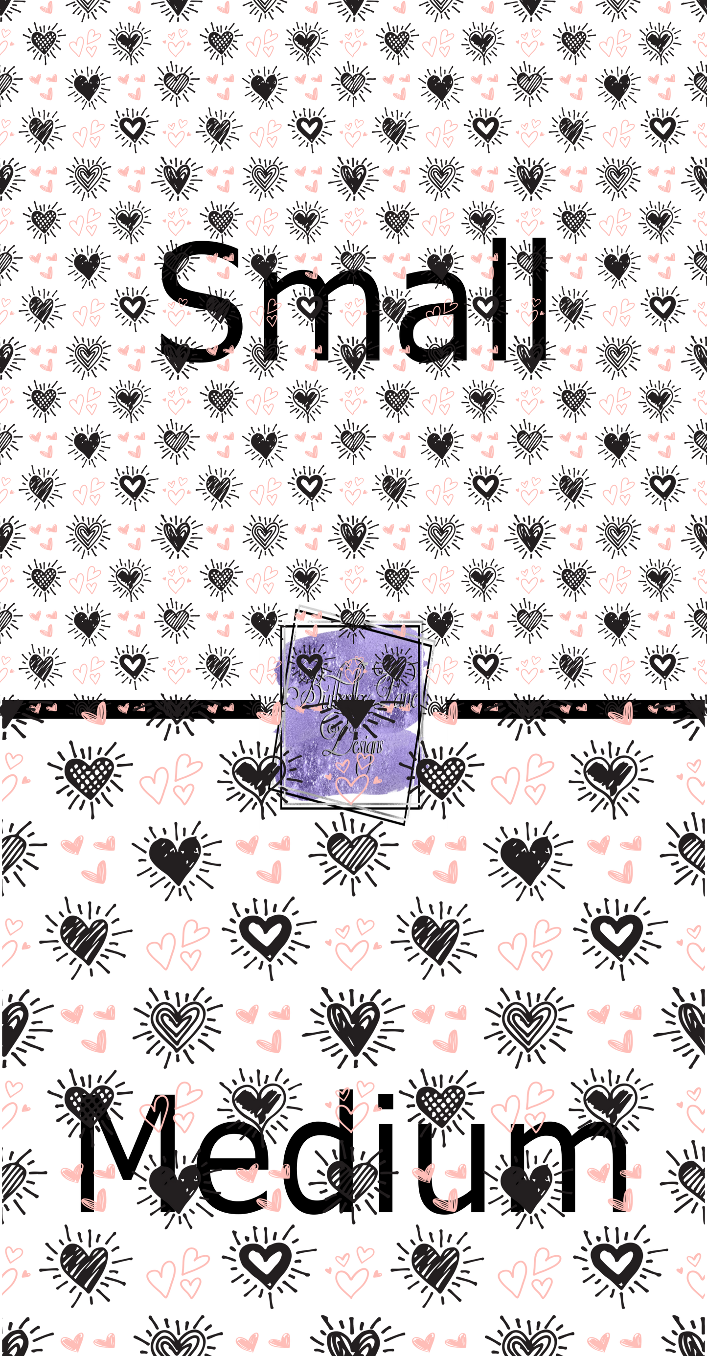 Valentines Day Hearts PV 393 Patterned Vinyl