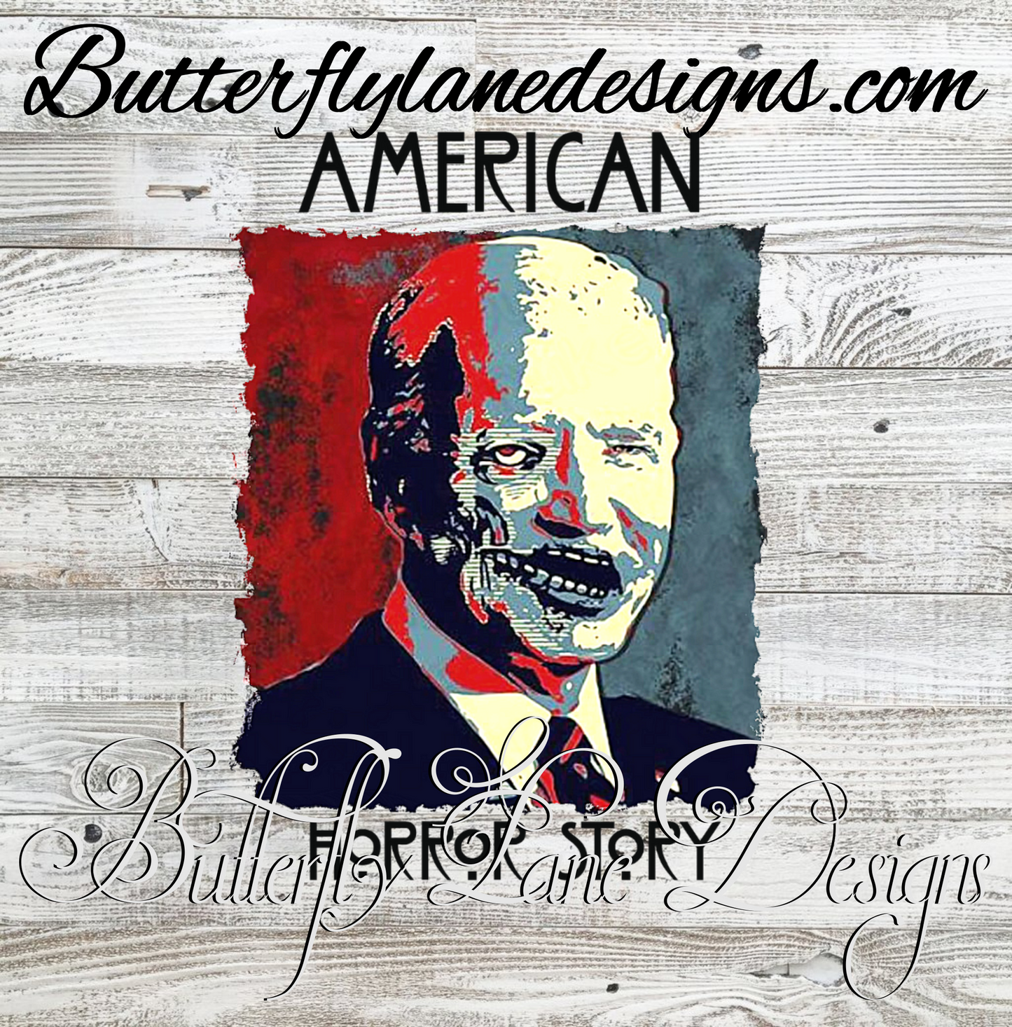 American Horror-Biden :: Clear Decal :: VC Decal