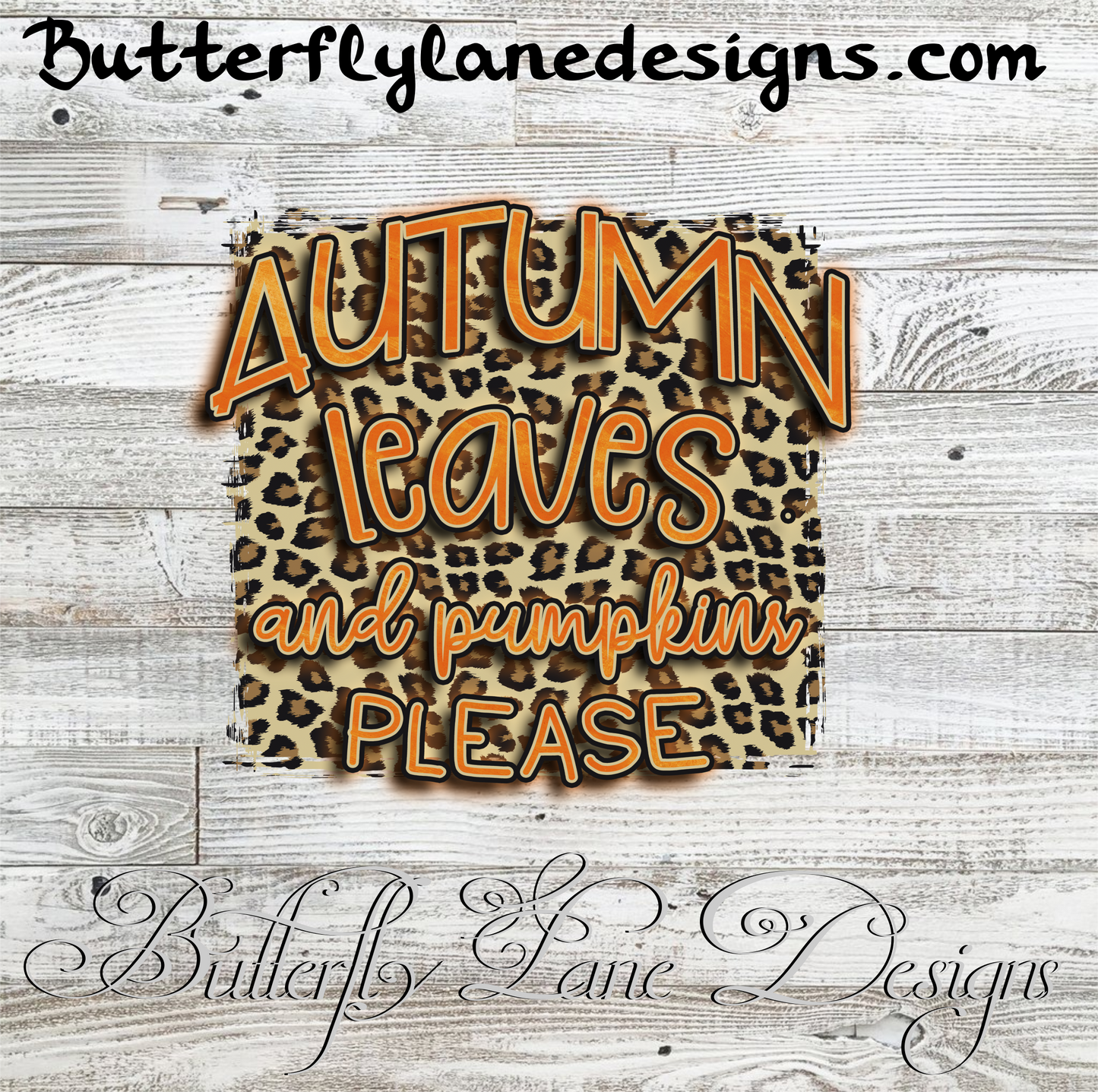 Autumn Leaves and Pumpkins please :: Clear Cast Decal
