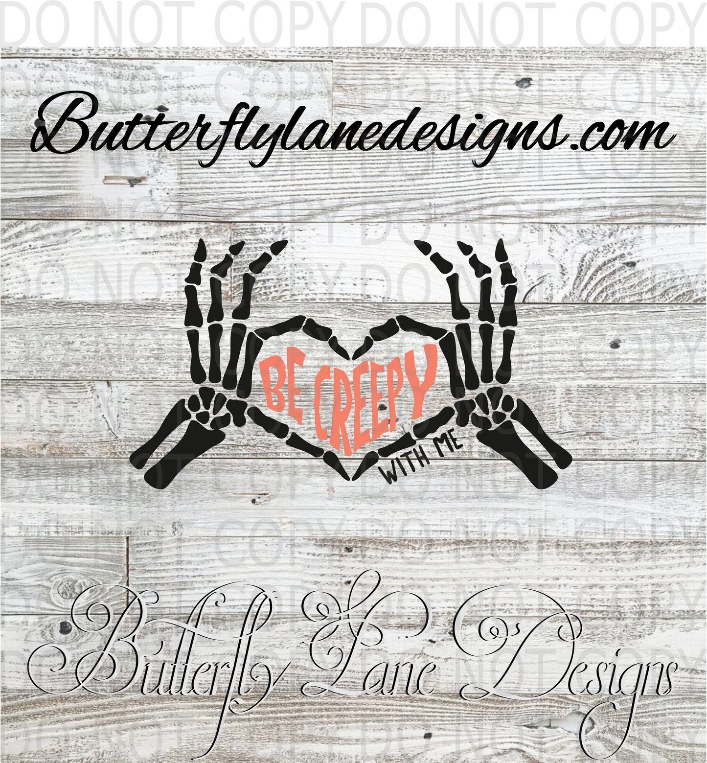 Be creepy with me :: Clear Decal :: VC Decal