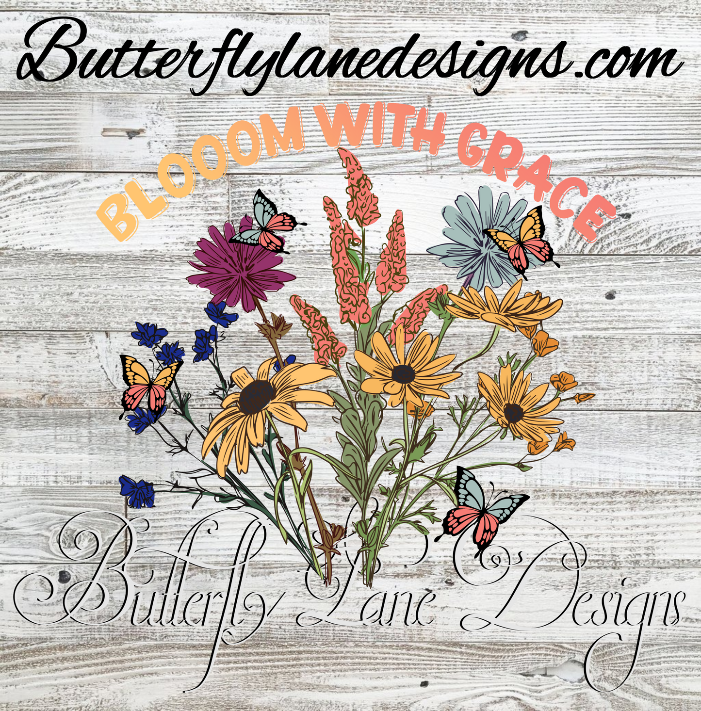 Blooom with grace :: Clear Decal :: VC Decal