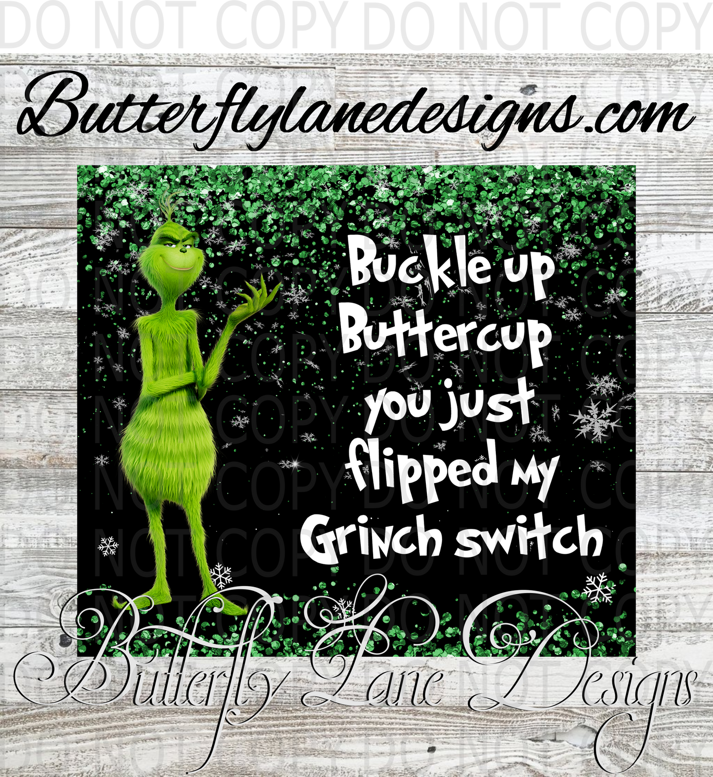 Buckle up-Green man switch :: Tumbler wrap