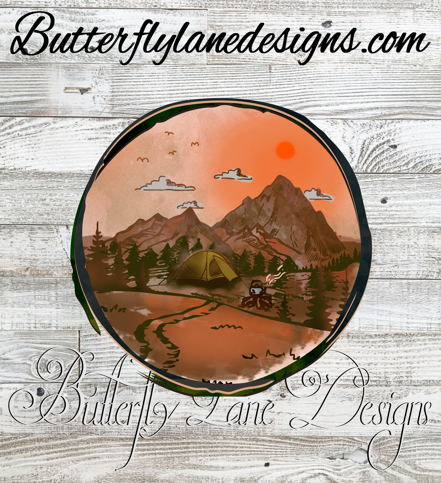 Camp life-circle- :: Clear Decal or VCD