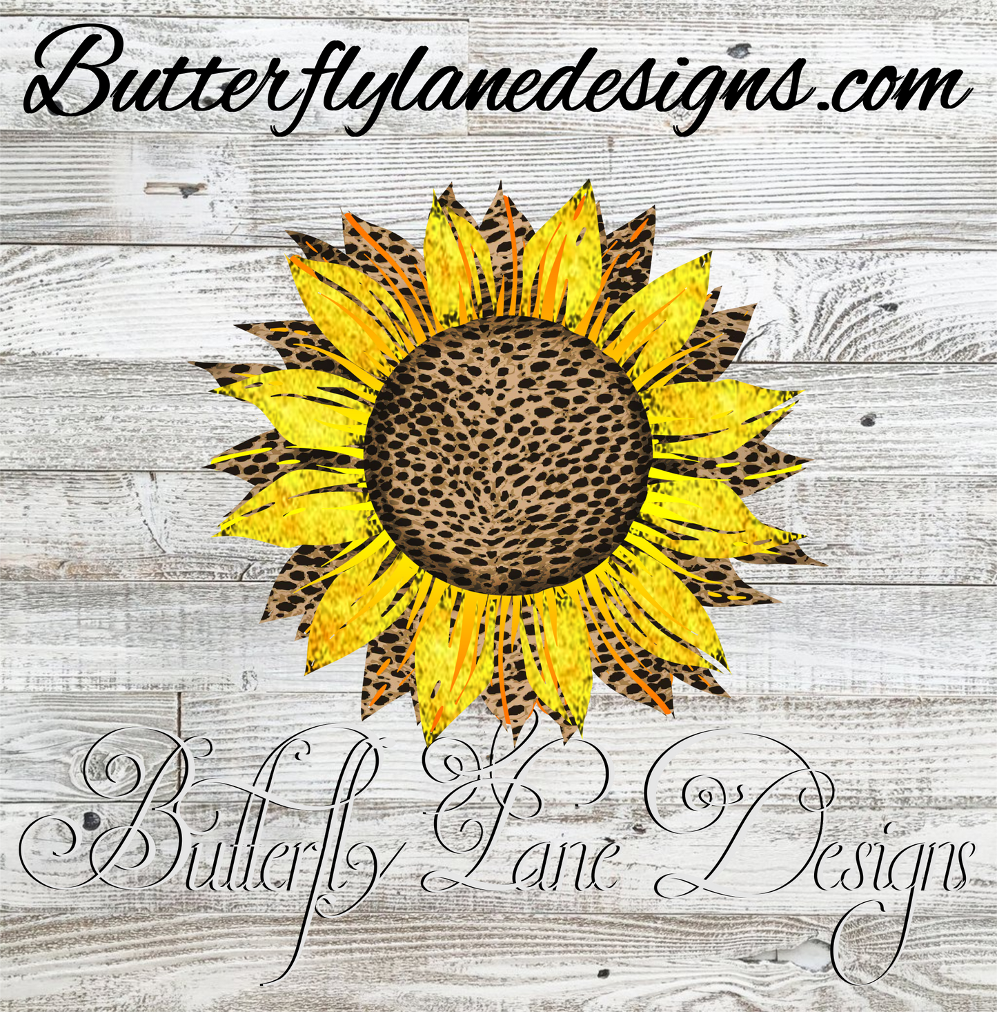 Cheeta Sunflower :: Clear Cast Decal