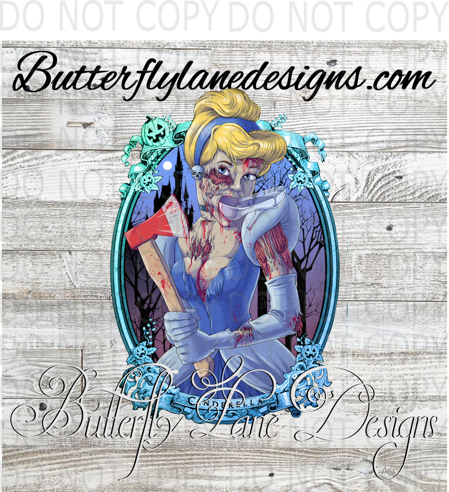 Cinderella Zombie :: Clear Decal :: VC Decal