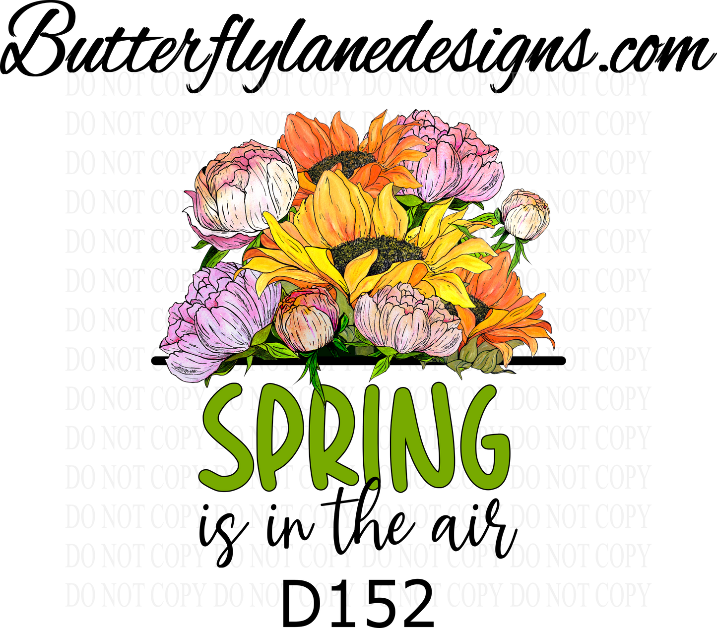 D152 Spring is in the air :: Clear Decal :: VC Decal