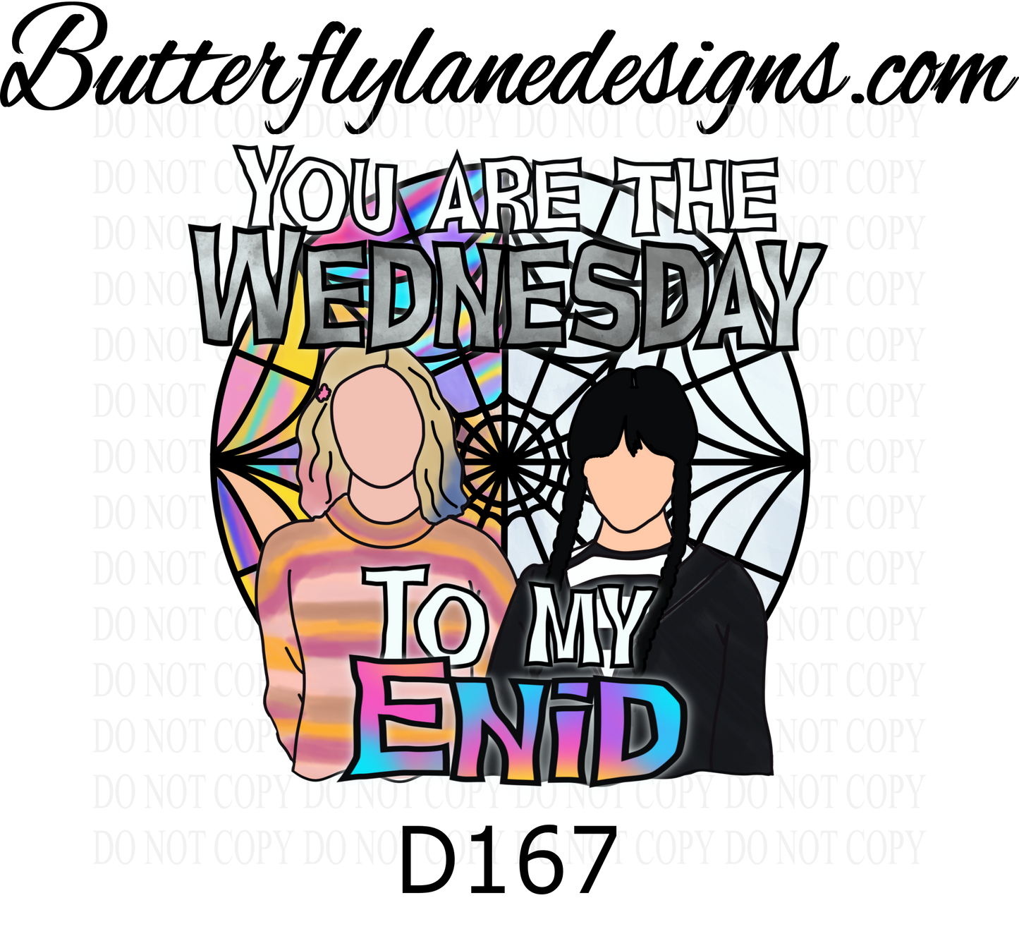 D167-Wednesday_Enid 03 :: Clear Decal :: VC Decal