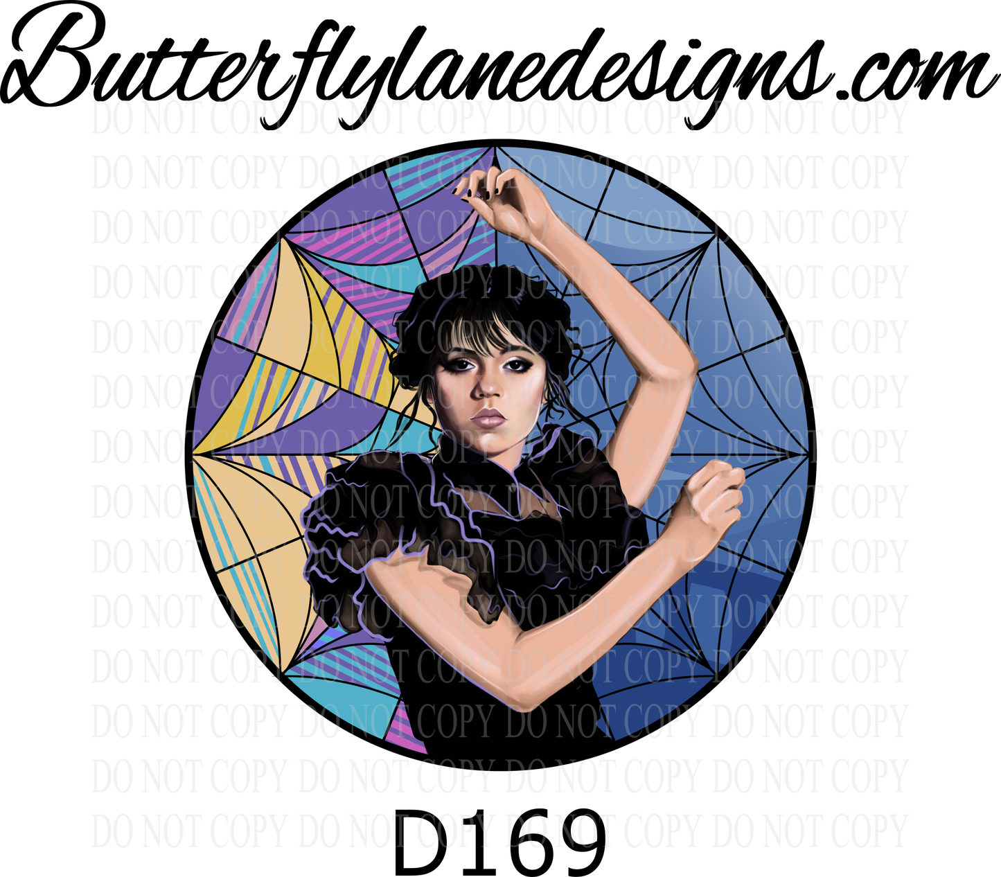 D169 Wednesday-Window-Dance Pose :: Clear Decal :: VC Decal