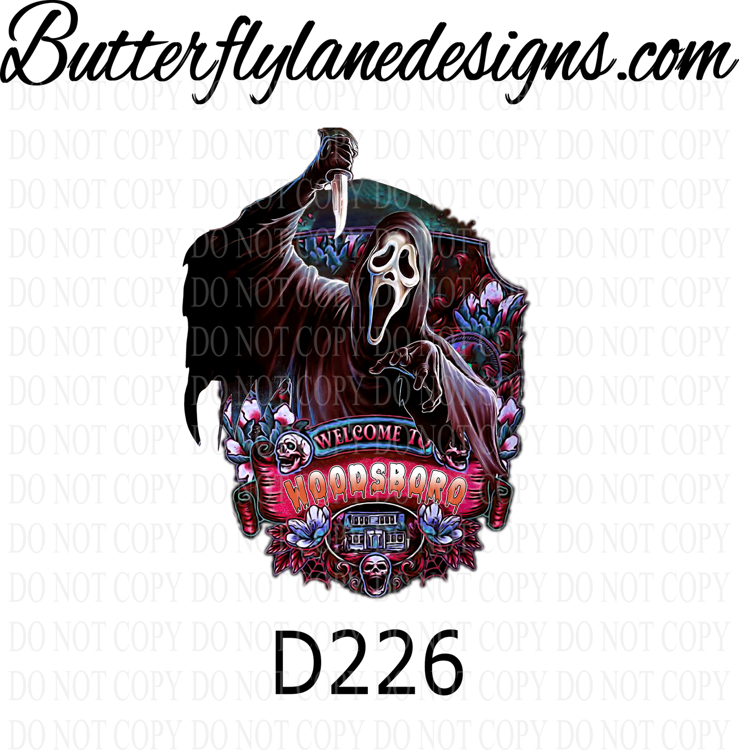 D226 Ghost -Horror :: Clear Decal :: VC Decal