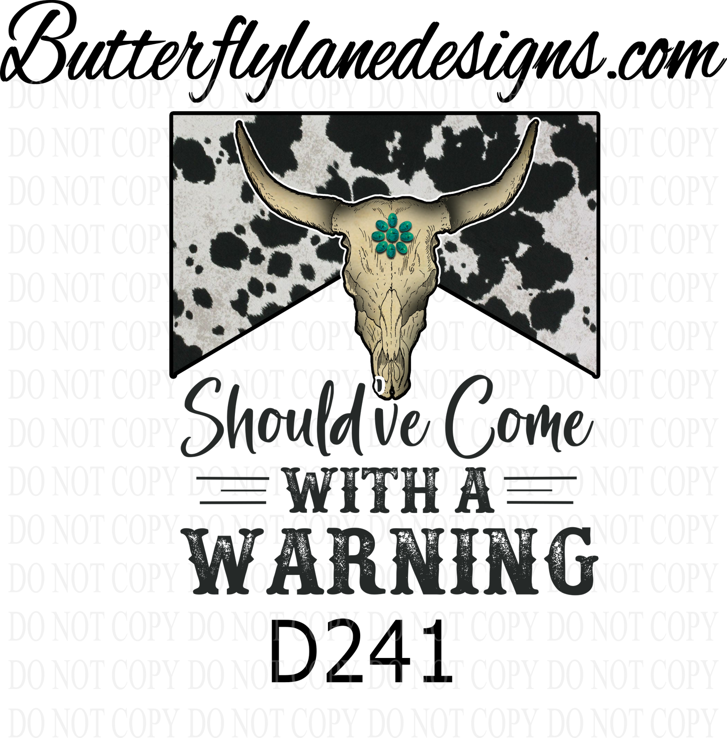 D241 Should've come with a warning 1 :: Clear Decal :: VC Decal