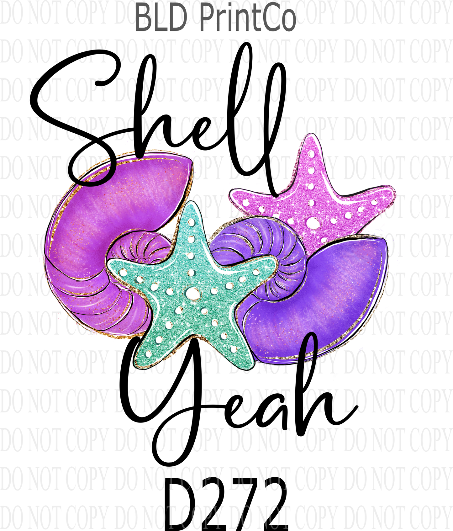 D272 - Shell Yeah-BLD Clear Decal :: VC Decal