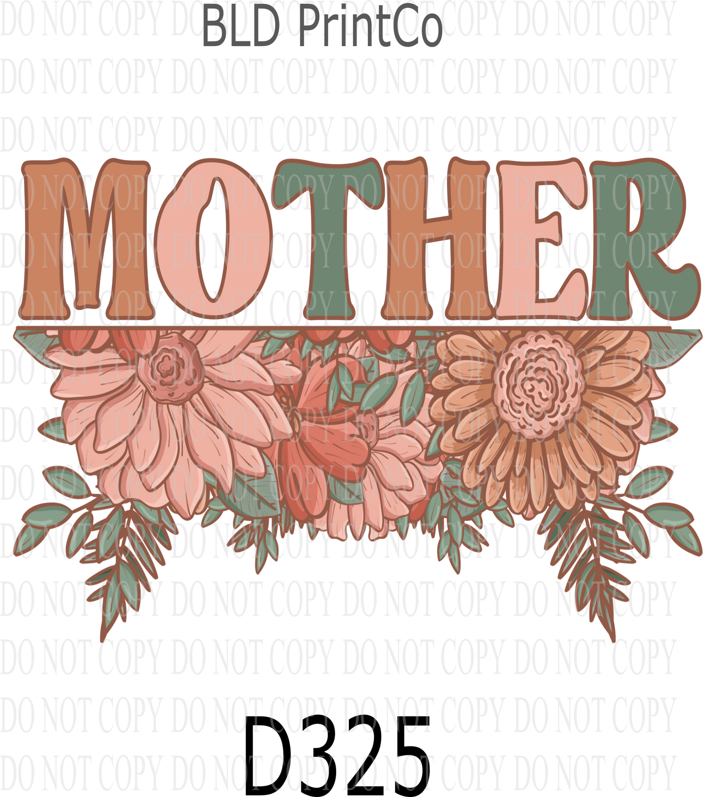 D325 Mother  :: Clear Decal :: VC Decal