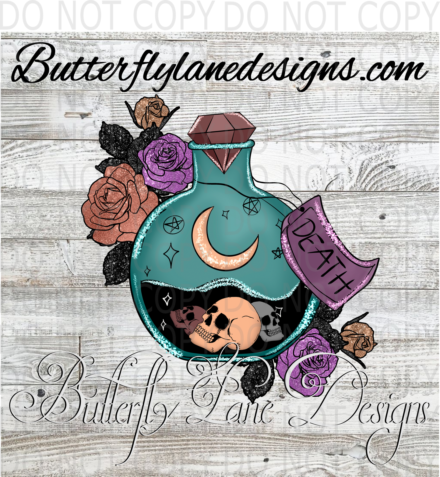 Death potion-witchy :: Clear Decal :: VC Decal