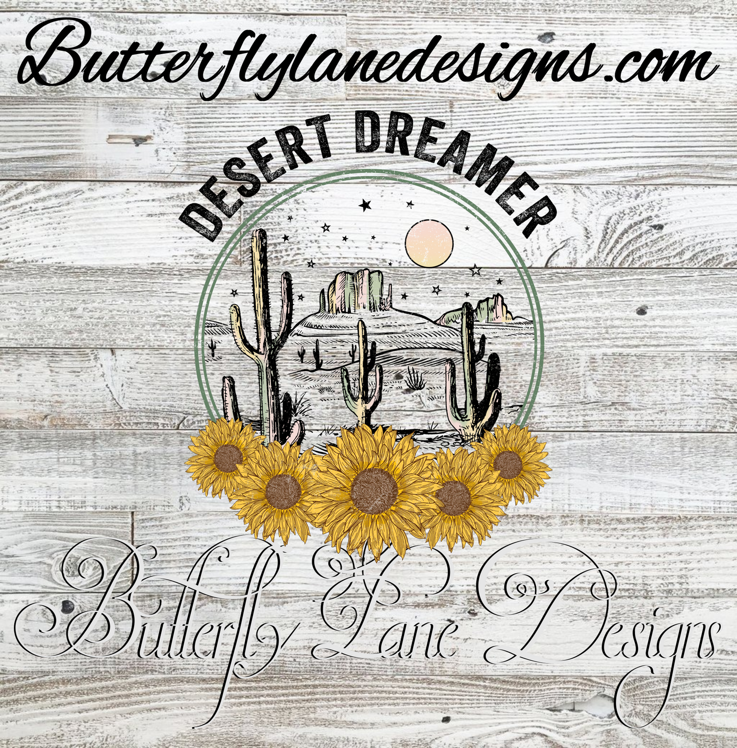 Desert Dreamer-sunflowers :: Clear Decal :: VC Decal