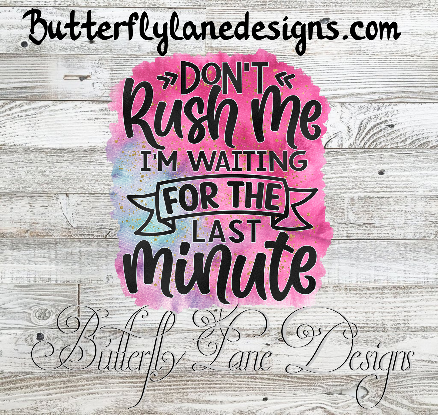 Don't rush me, I'm waiting til the last minute :: Clear Cast Decal