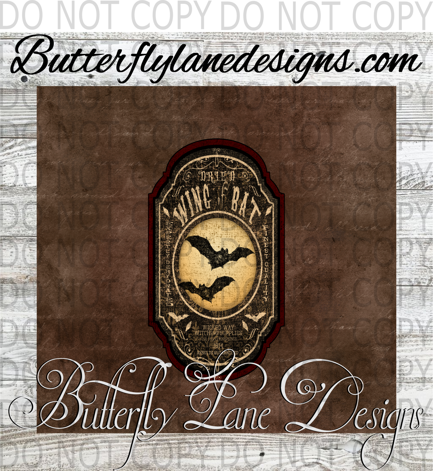 Dried wing of bat-Plain :: Tumbler wrap