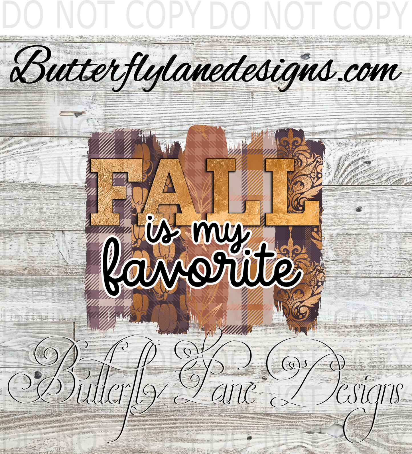Fall is my favorite 01 :: Clear Decal :: VC Decal