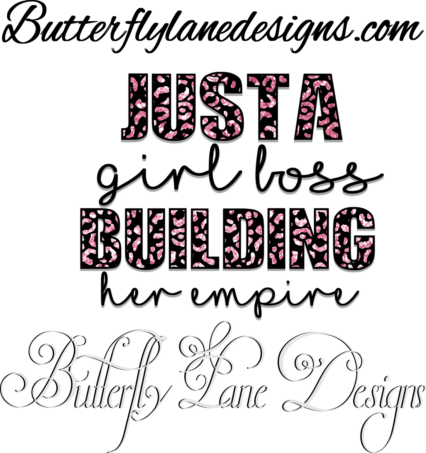 Just a Girl boss-running her empire :: Clear Cast Decal