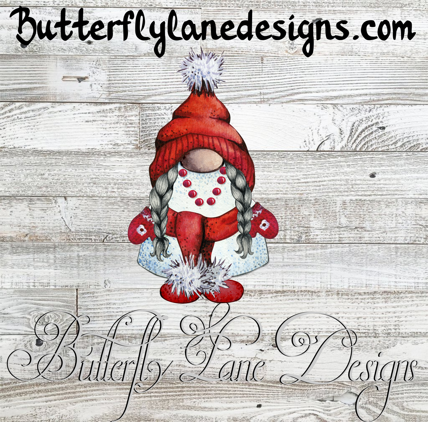 Gnomes- Antique 2 Merry Christmas Clear Cast