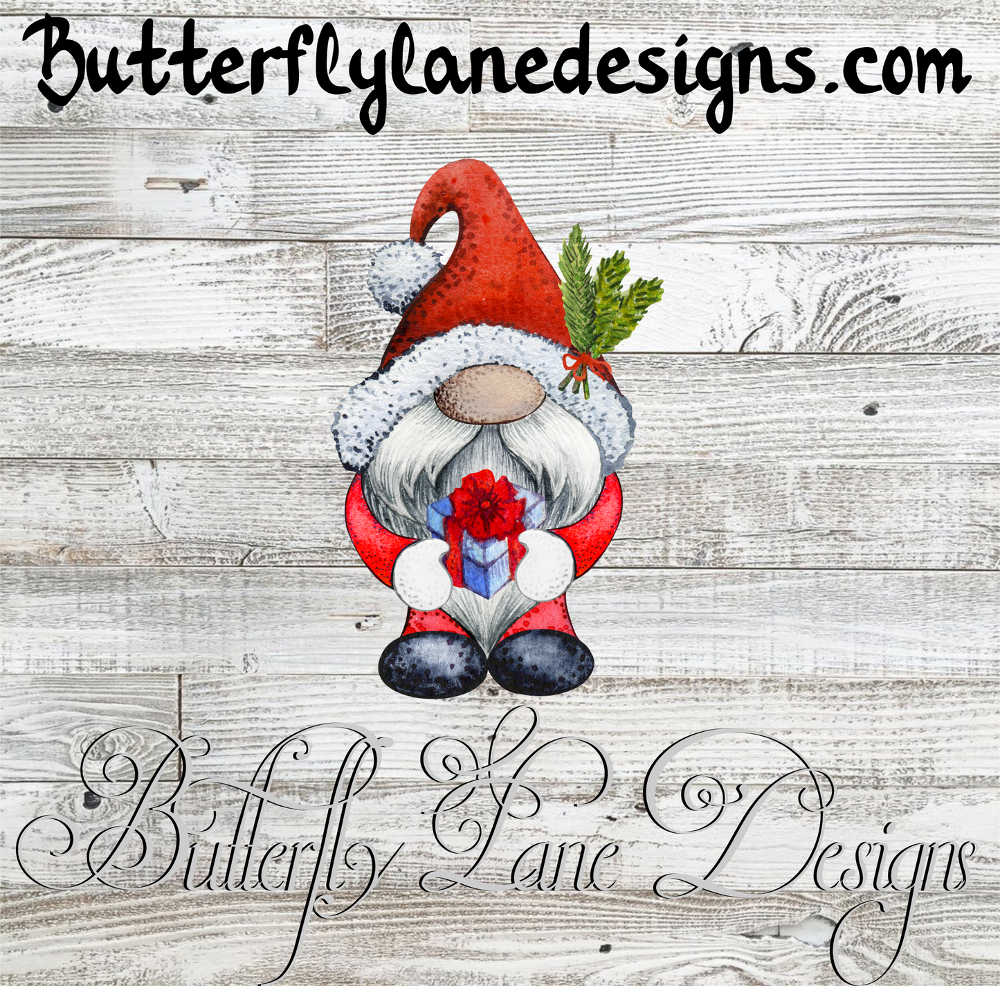 Gnomes- Antique 5 Merry Christmas Clear Cast