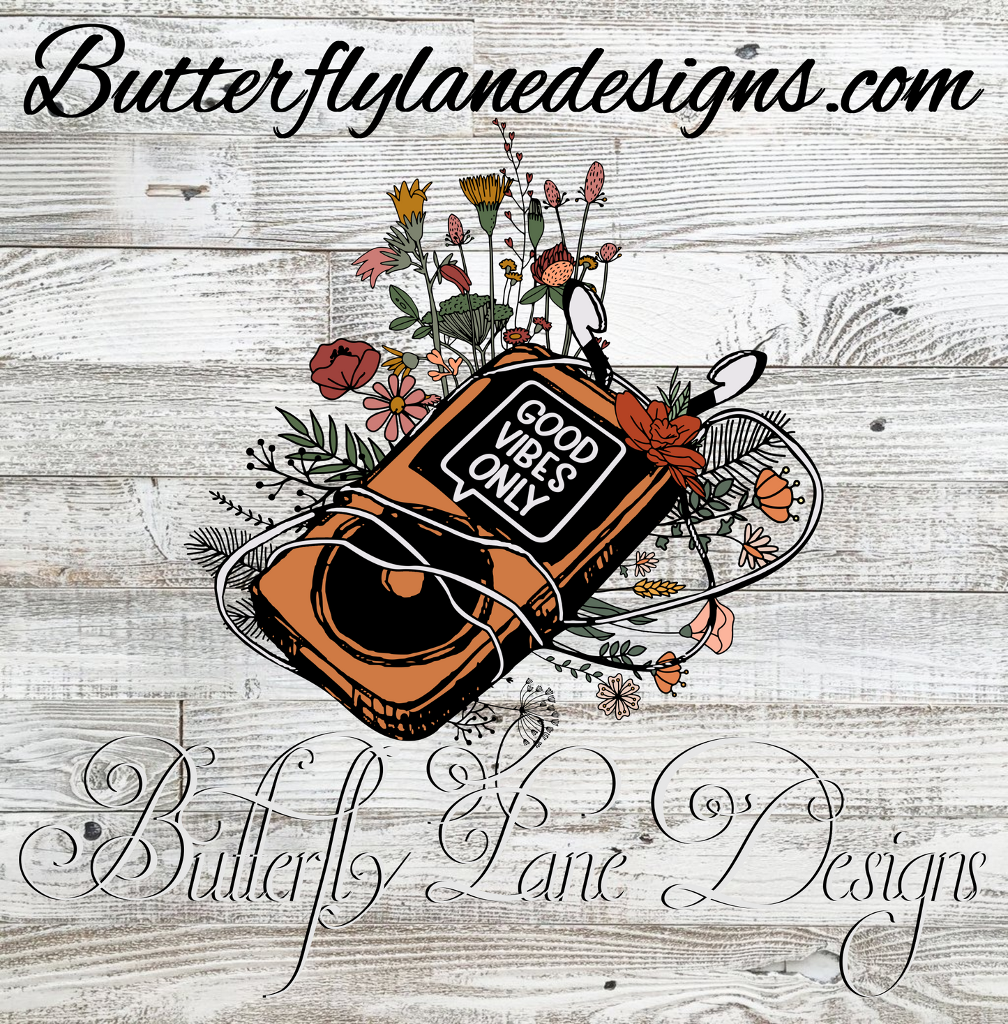 Good Vibes Only 02 :: Clear Decal :: VC Decal