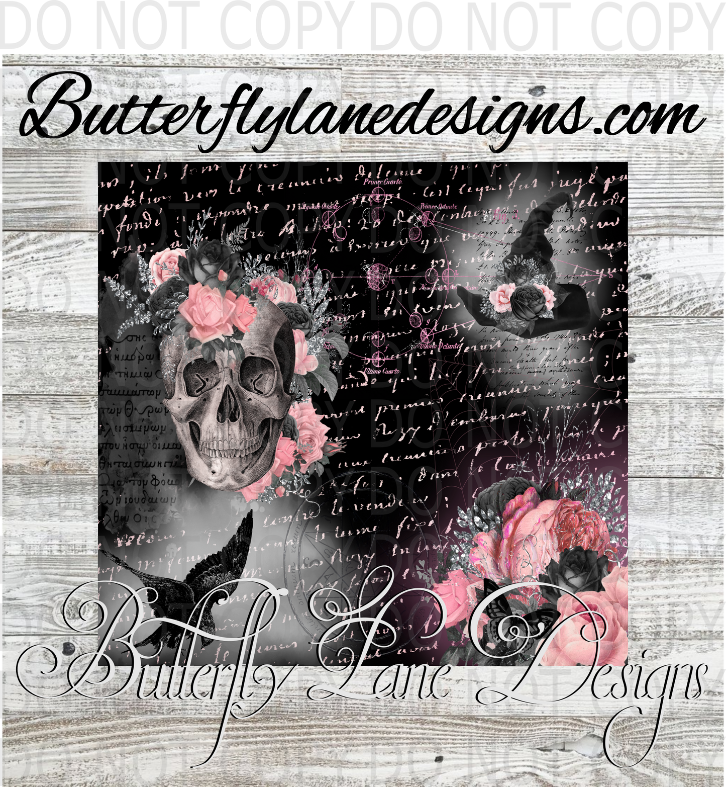 Grimoire-Witchy-Pink02-BLD- :: Tumbler wrap