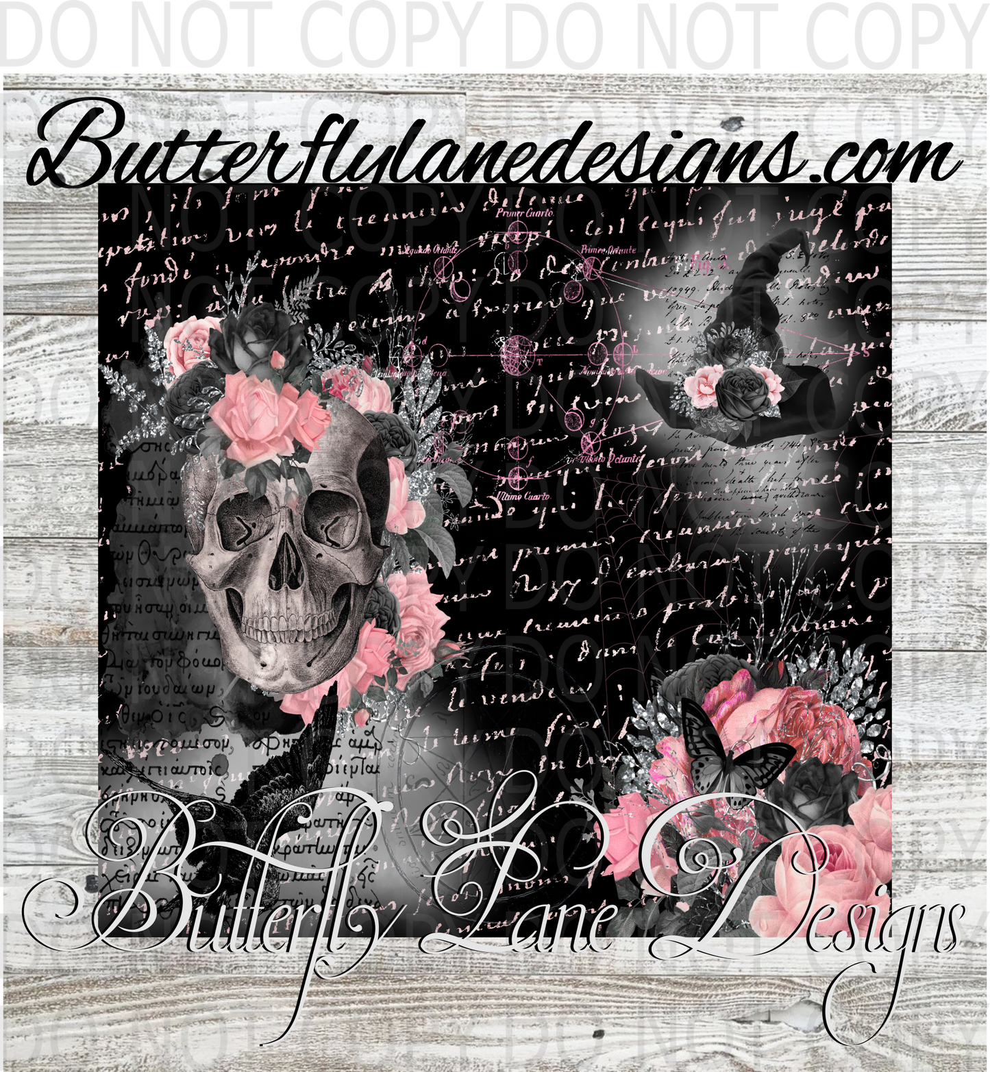 Grimoire-Witchy-Pink03-BLD- :: Tumbler wrap
