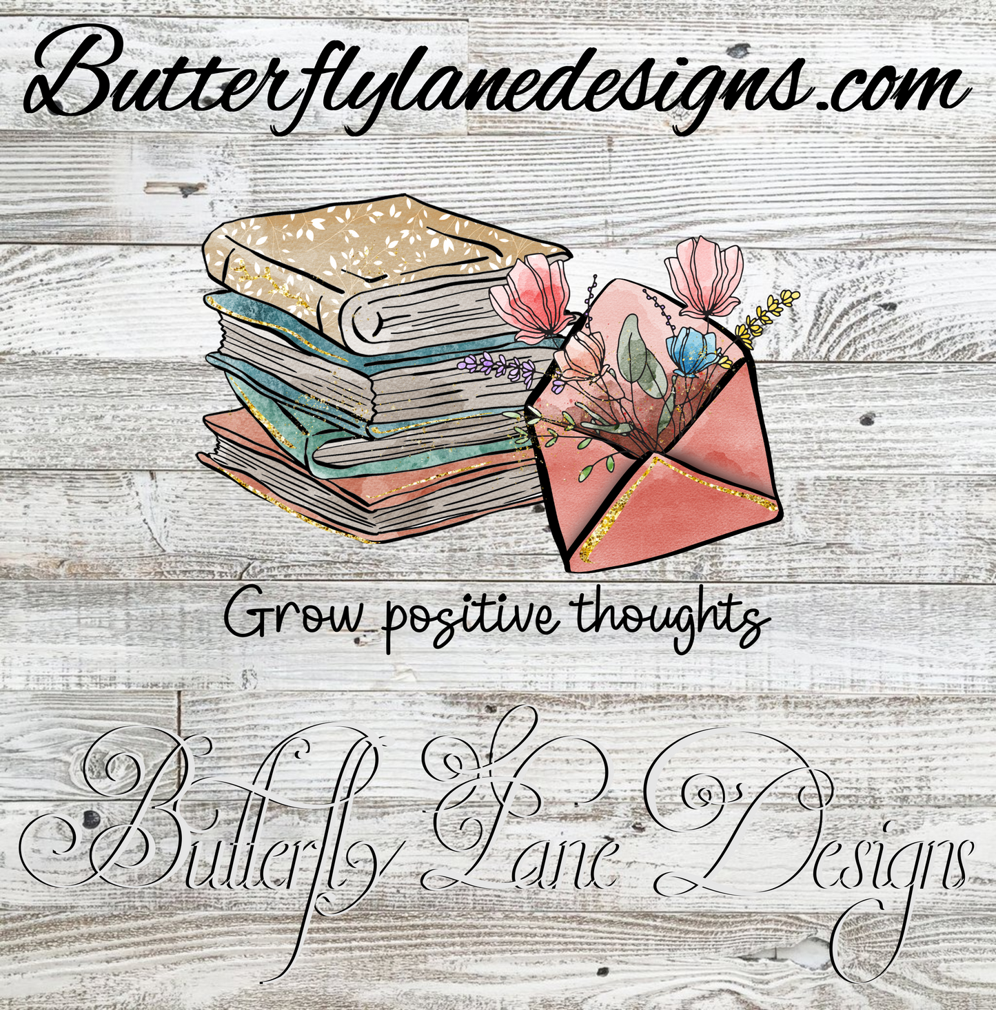 Grow positive thoughts :: Clear Decal :: VC Decal