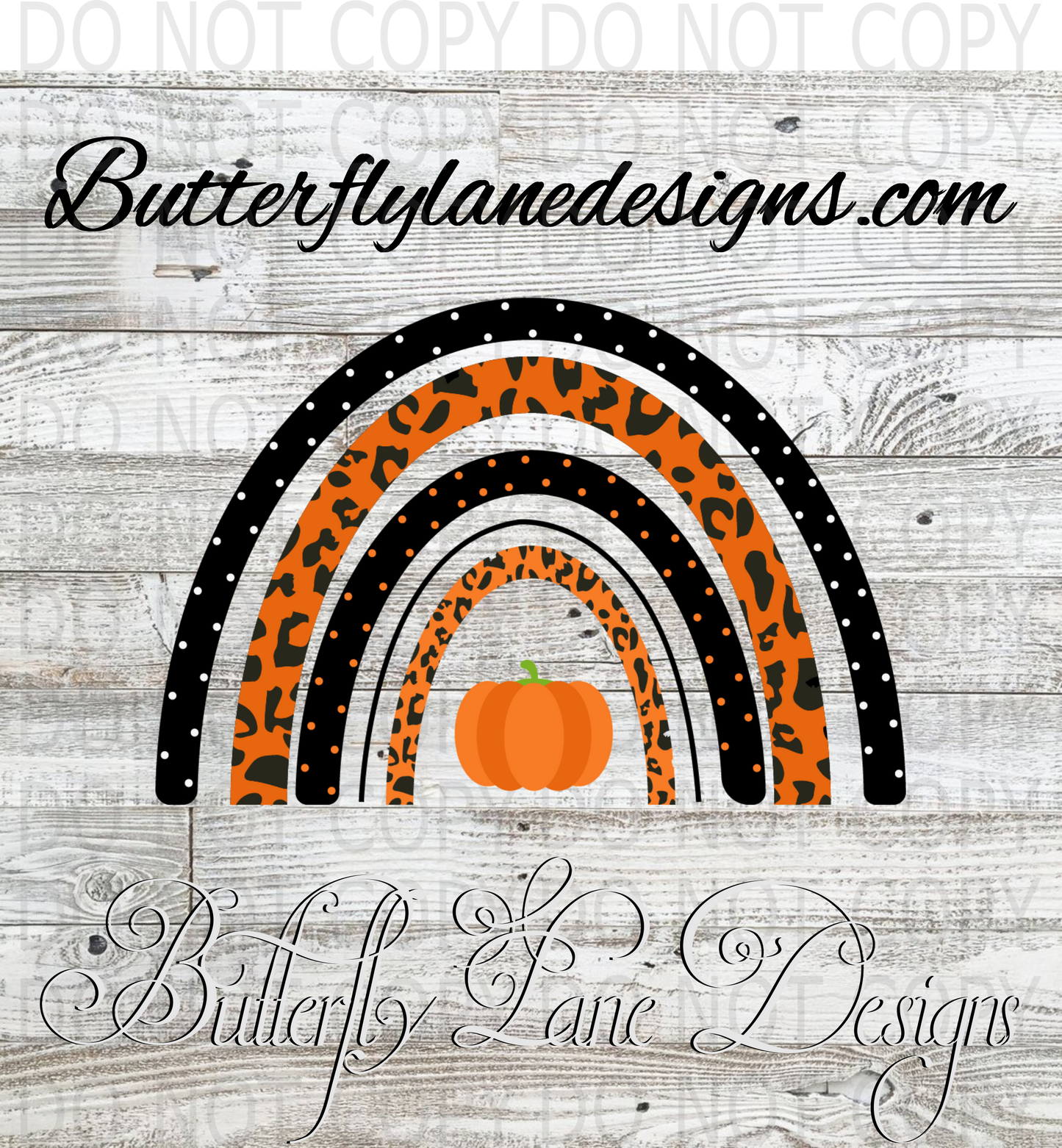 Halloween Boho Rainbow 01 :: Clear Decal :: VC Decal