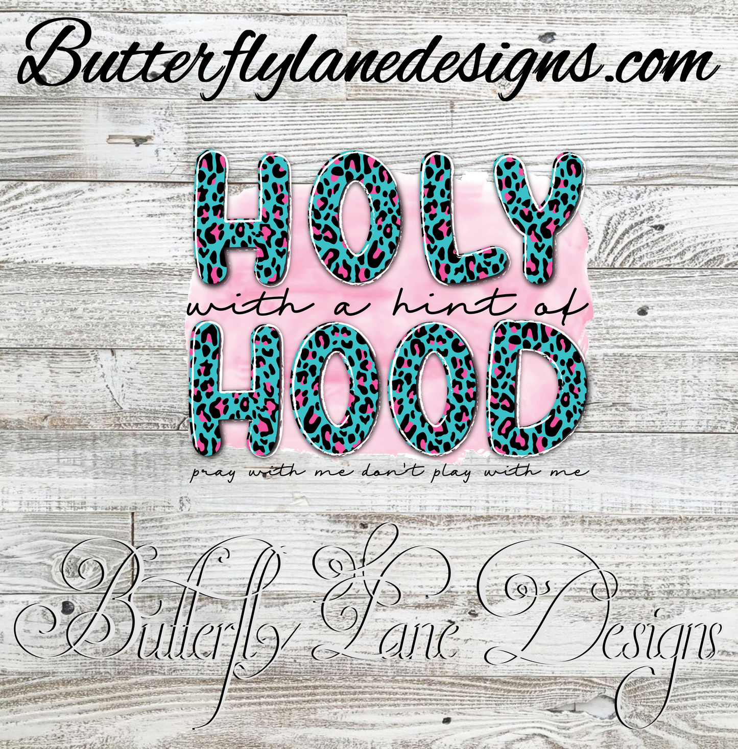 Holy with a hint of hood- pray with me, don't play with me :: Clear Cast Decal