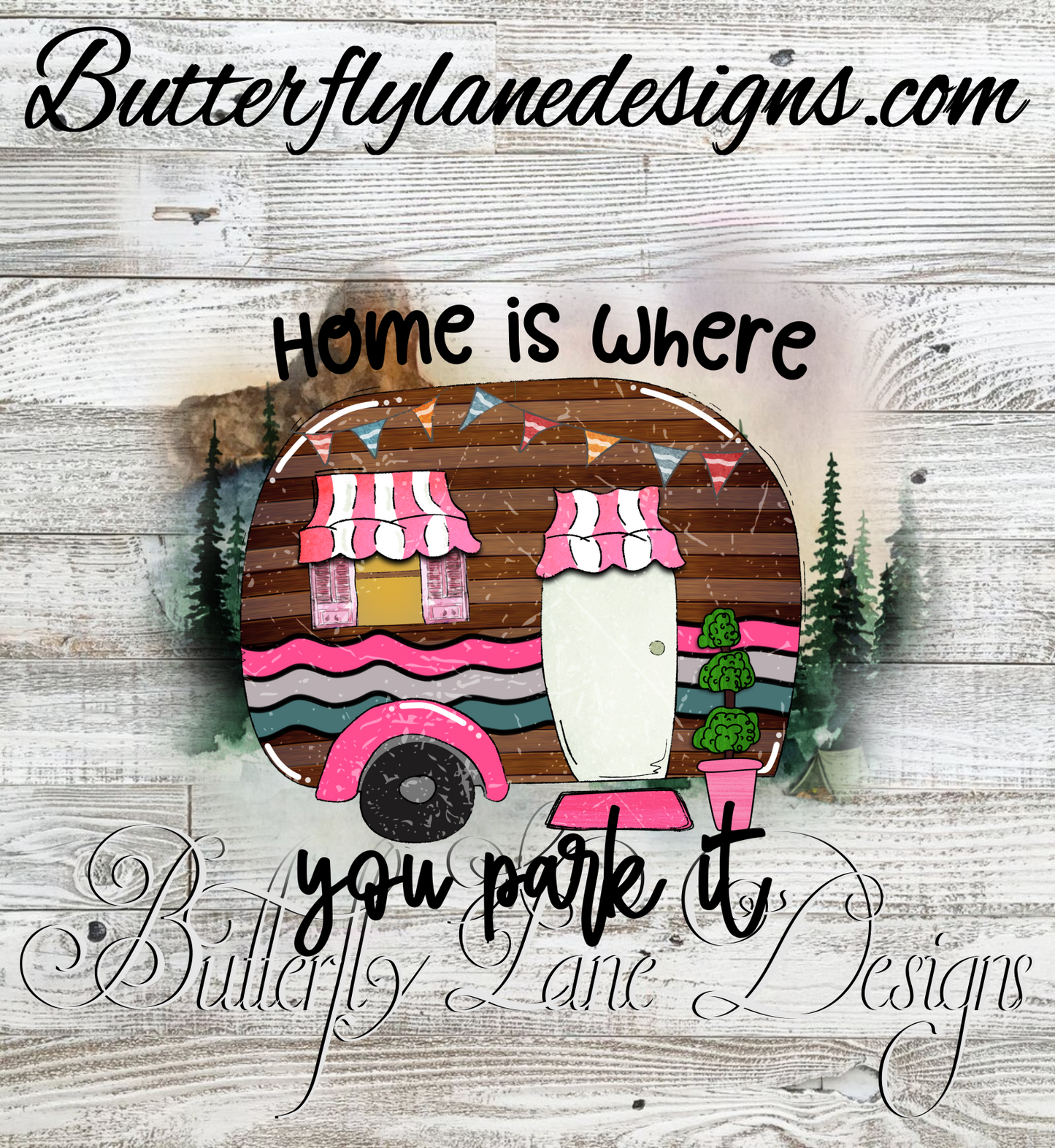 Home is where you park it :: Clear Decal or VCD