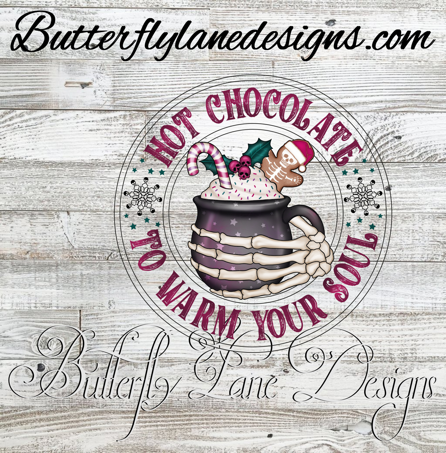 Hot chocolate to warm your soul-spooky :: Clear Cast Decal