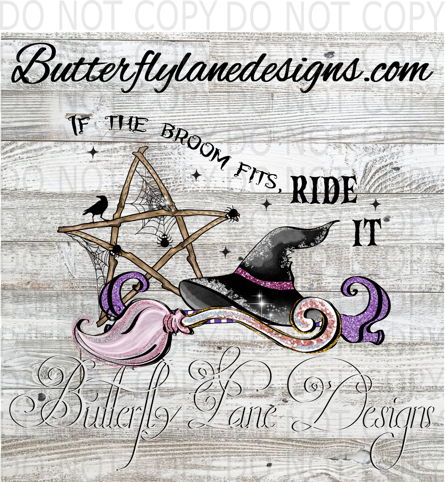 IF the broom fits-ride it 02- :: Clear Decal :: VC Decal