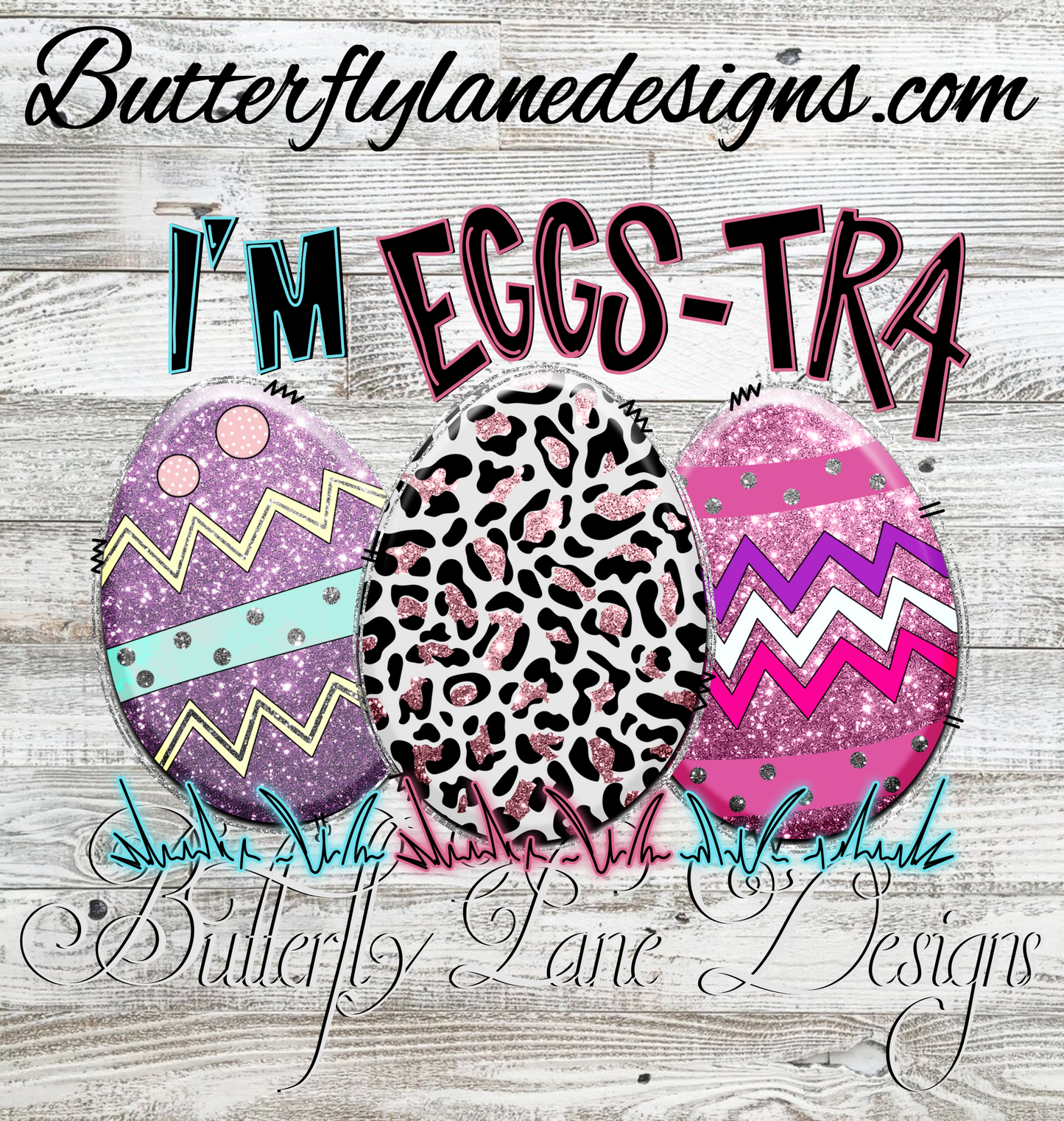 I'm eggstra :: Clear Decal / VC Decal