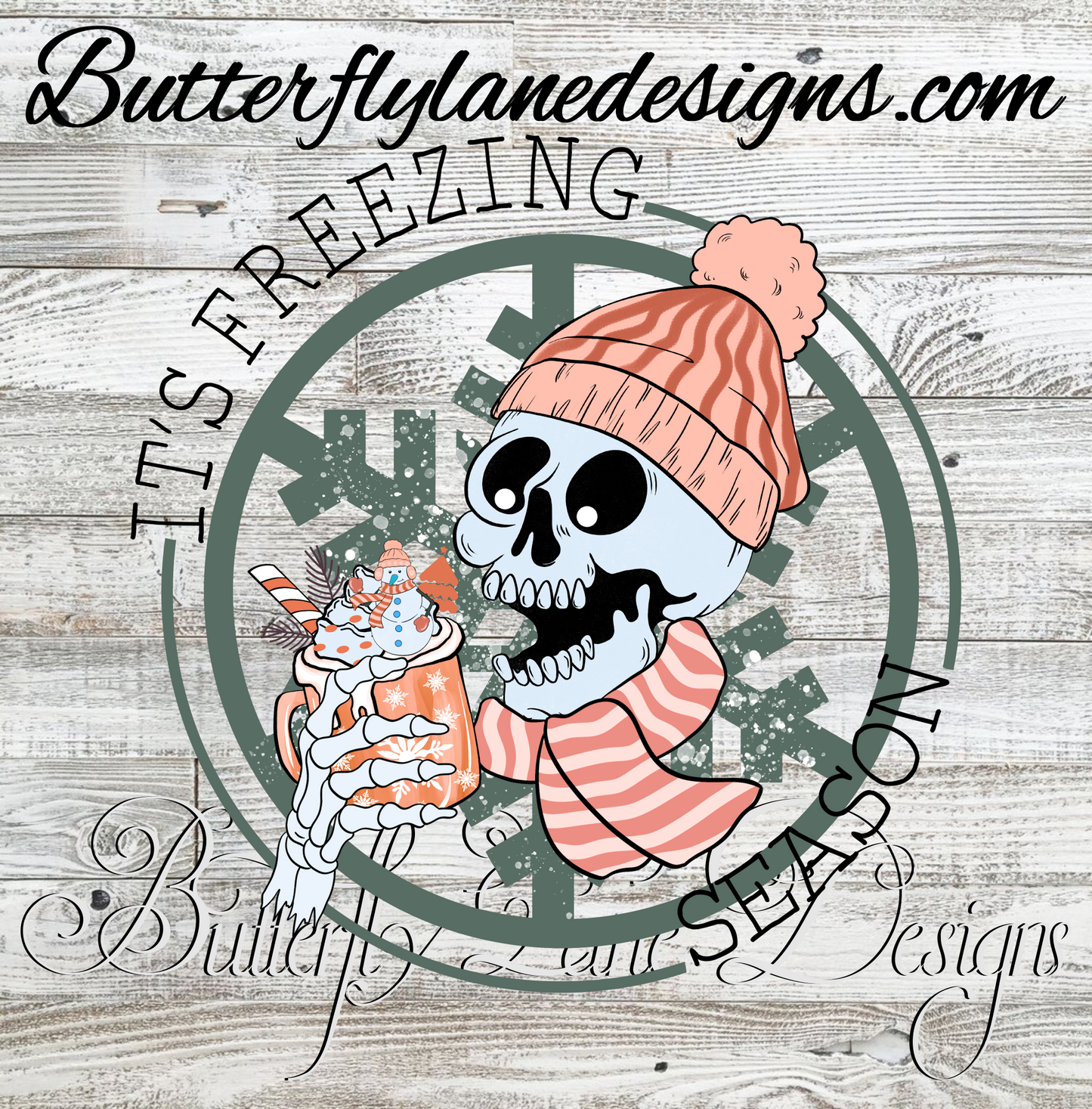 It's freezin season-peach-3 :: Clear Decal :: VC Decal