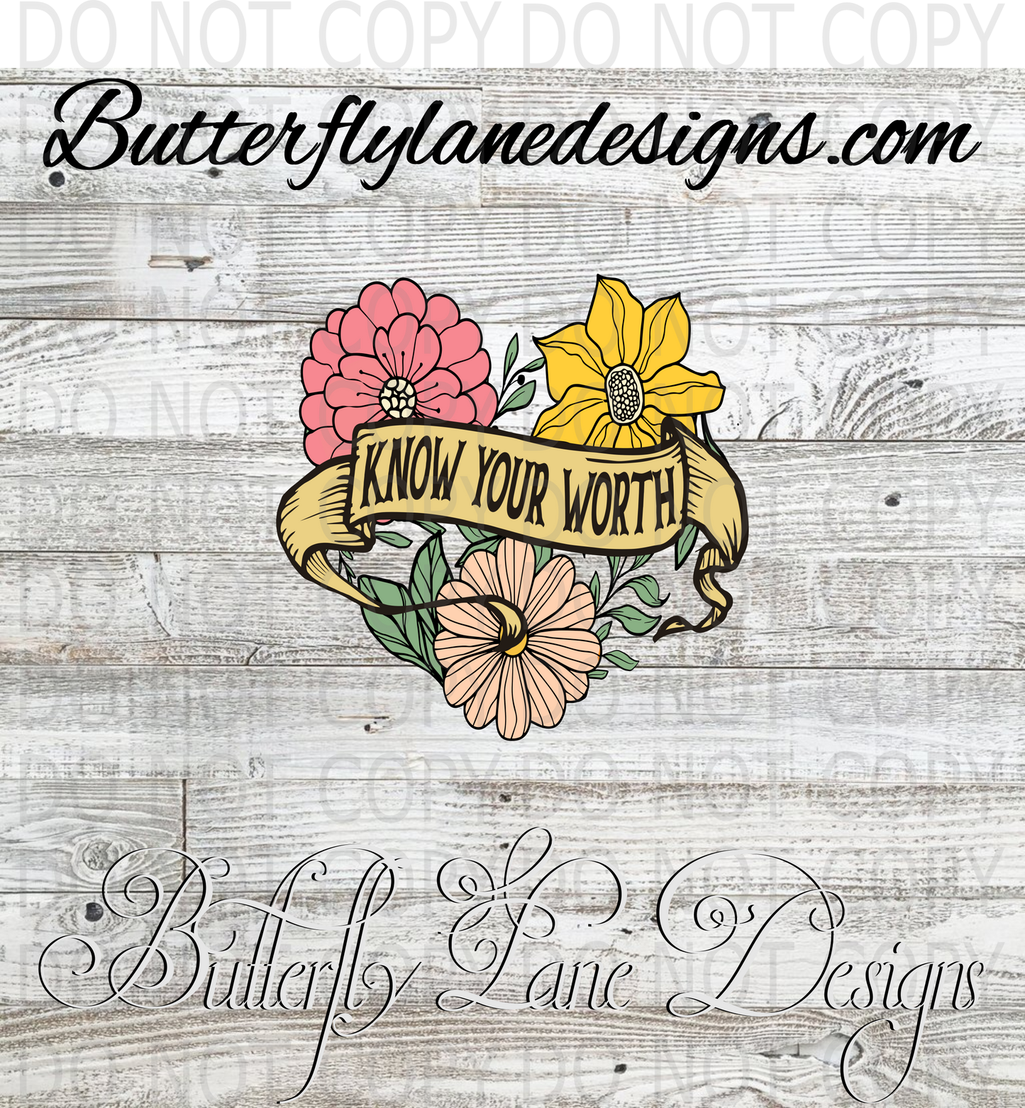 Know your worth 01 :: Clear Decal :: VC Decal