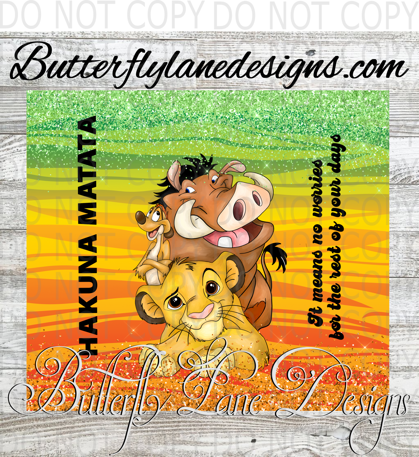 King of the Jungle 02 :: Tumbler wrap