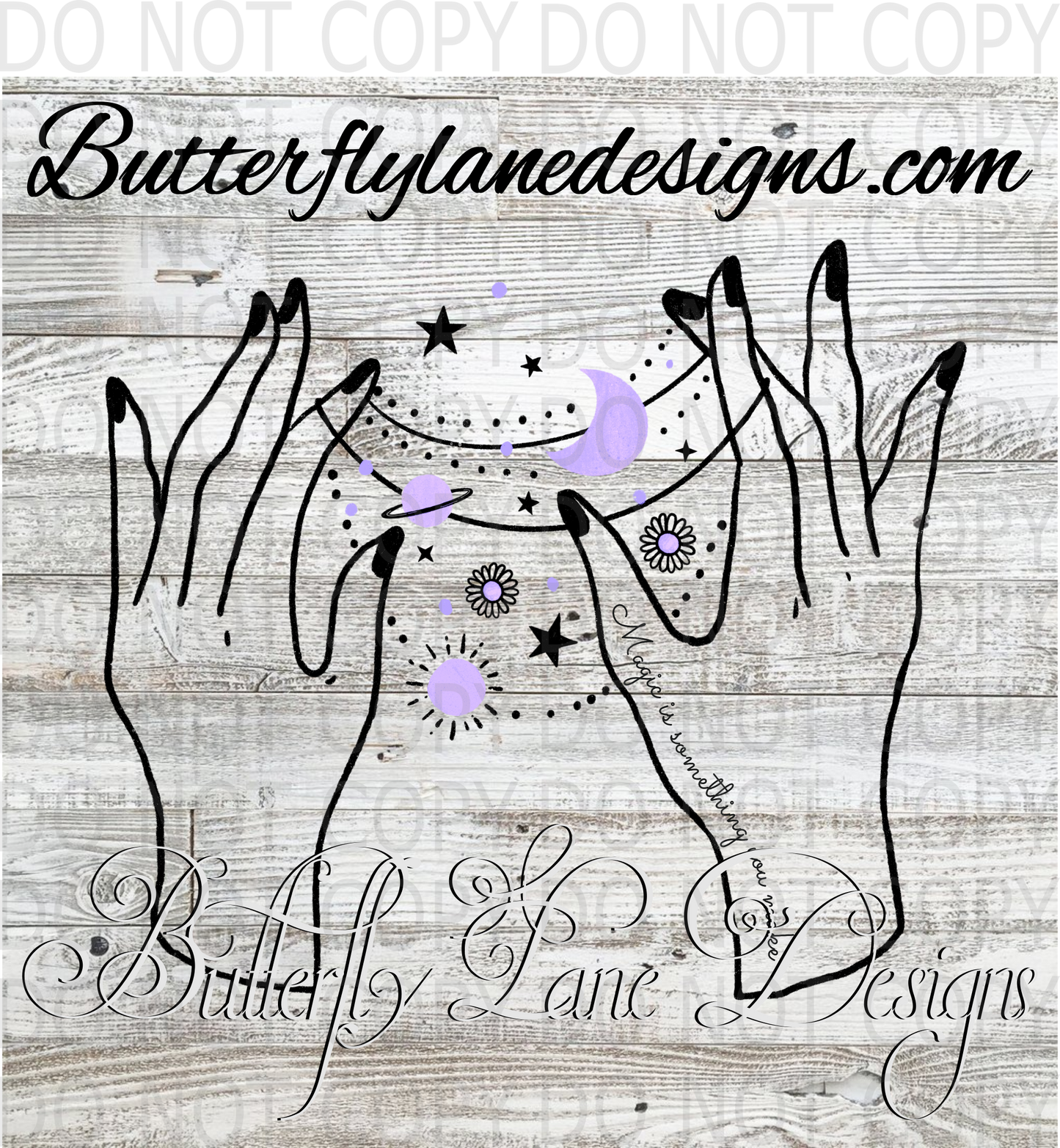 Magic is something you make-purple :: Clear Decal :: VC Decal