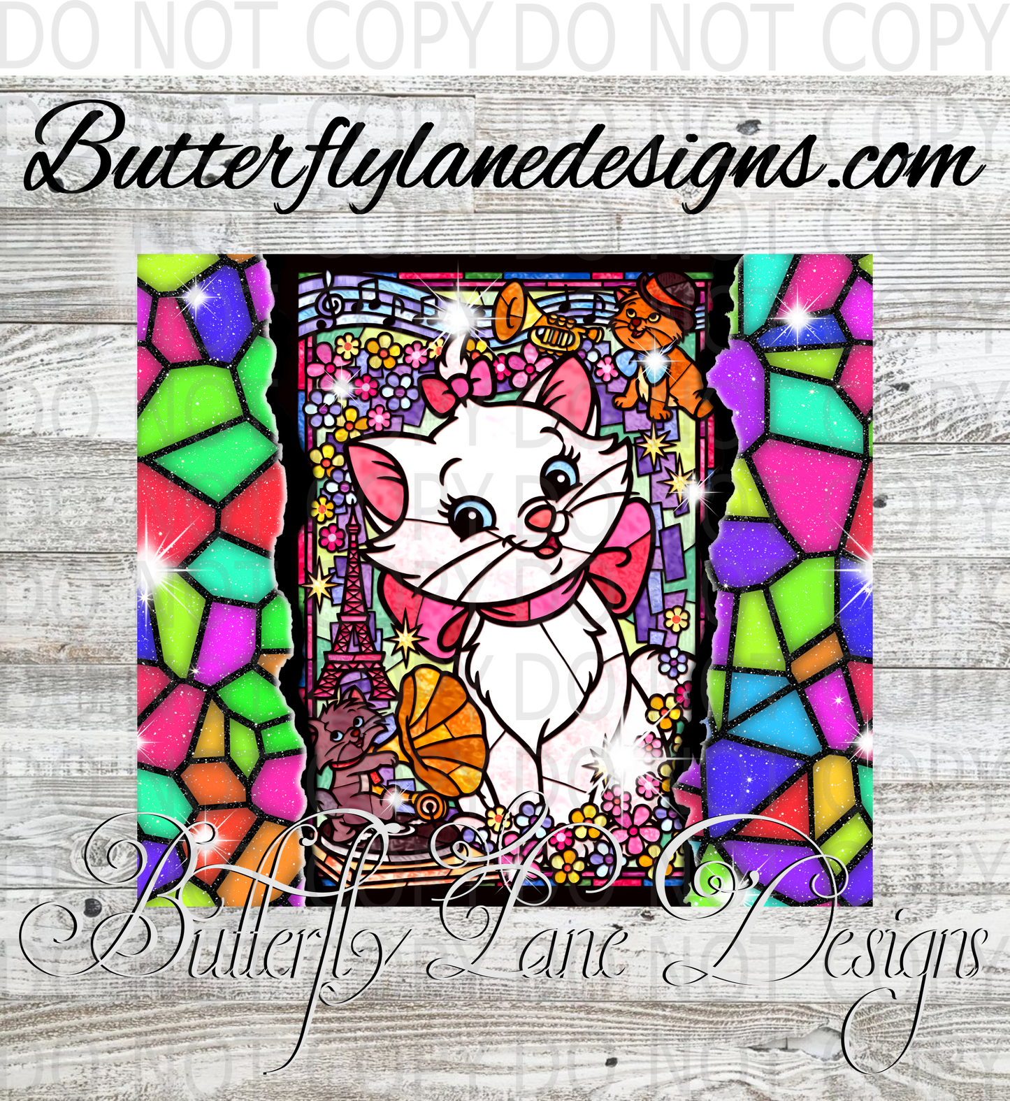 Marie-Aristro-crat cat :: Tumbler wrap