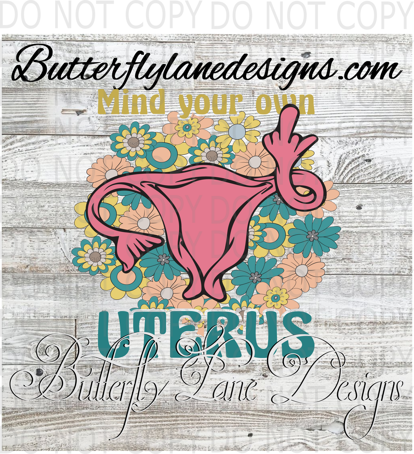 Mind your own uterus 04 :: Clear Decal :: VC Decal
