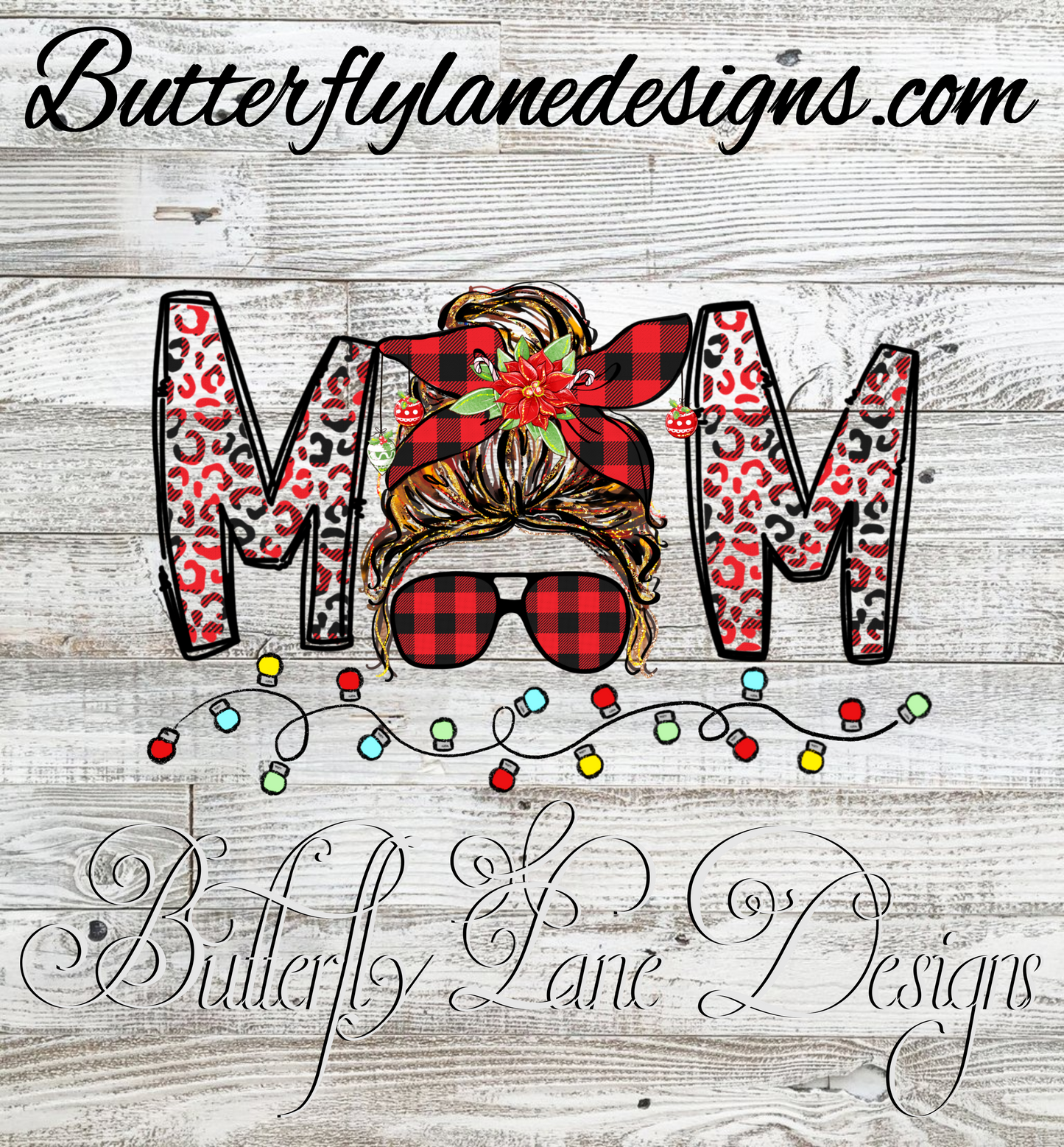 Mom-Christmas theme :: Clear Cast Decal