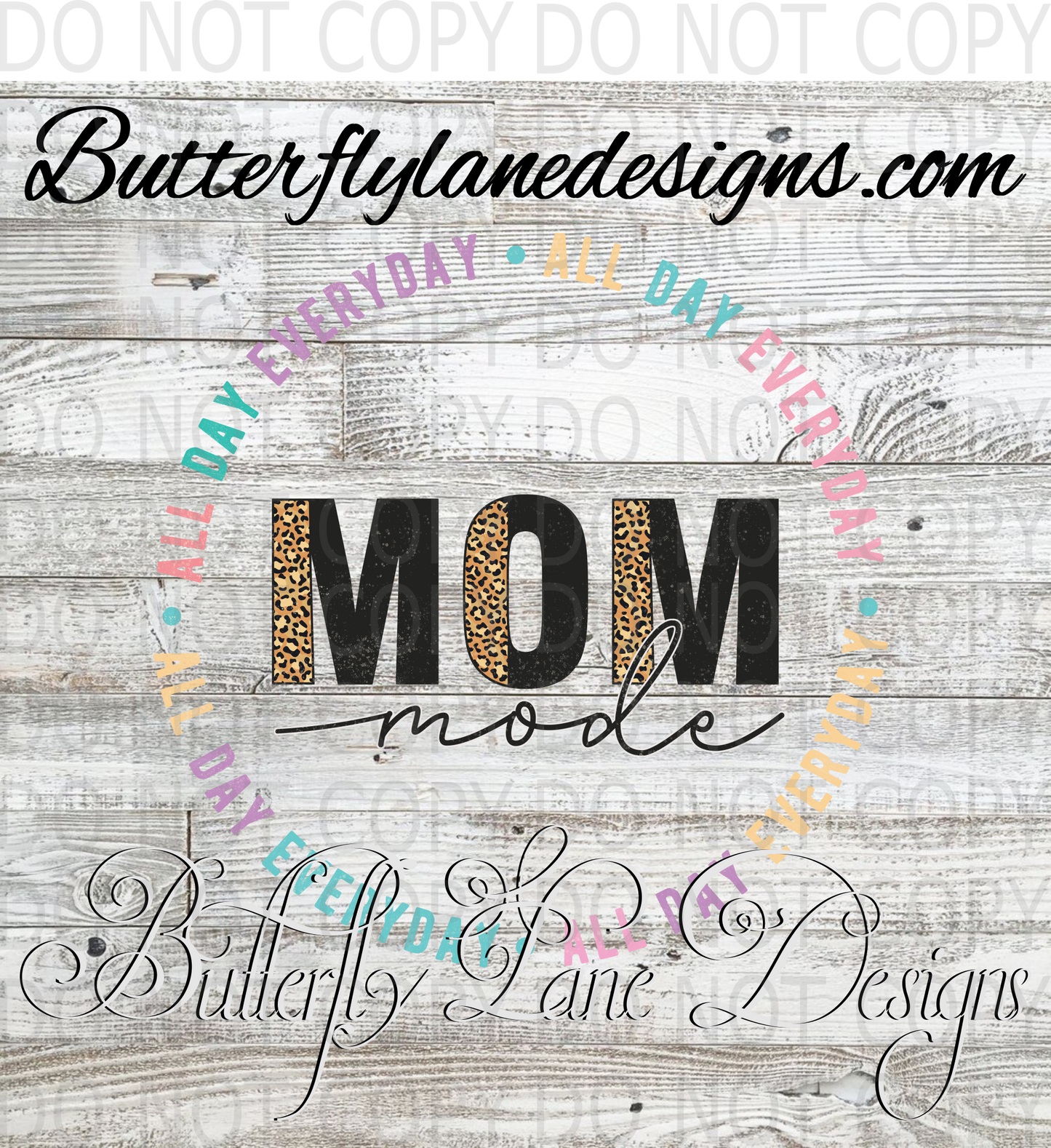 Mom mode-circle :: Clear Decal :: VC Decal