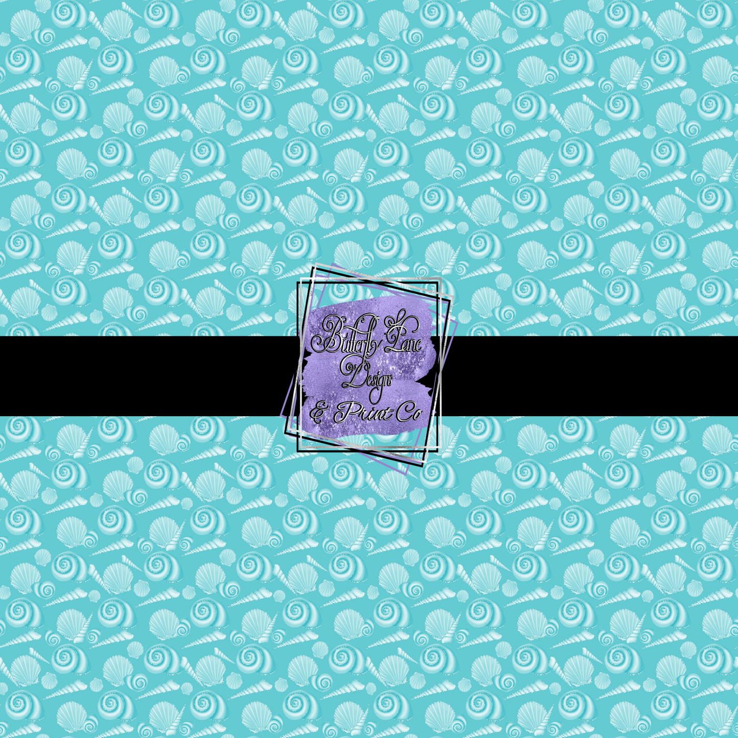 Ocean life- Sea Shells - PV 507- Patterned Vinyl