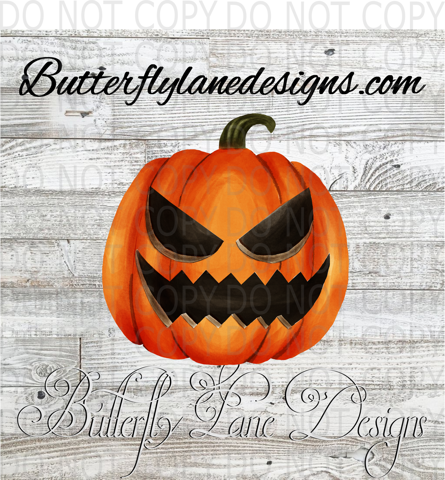 Orange Jack-O :: Clear Decal :: VC Decal