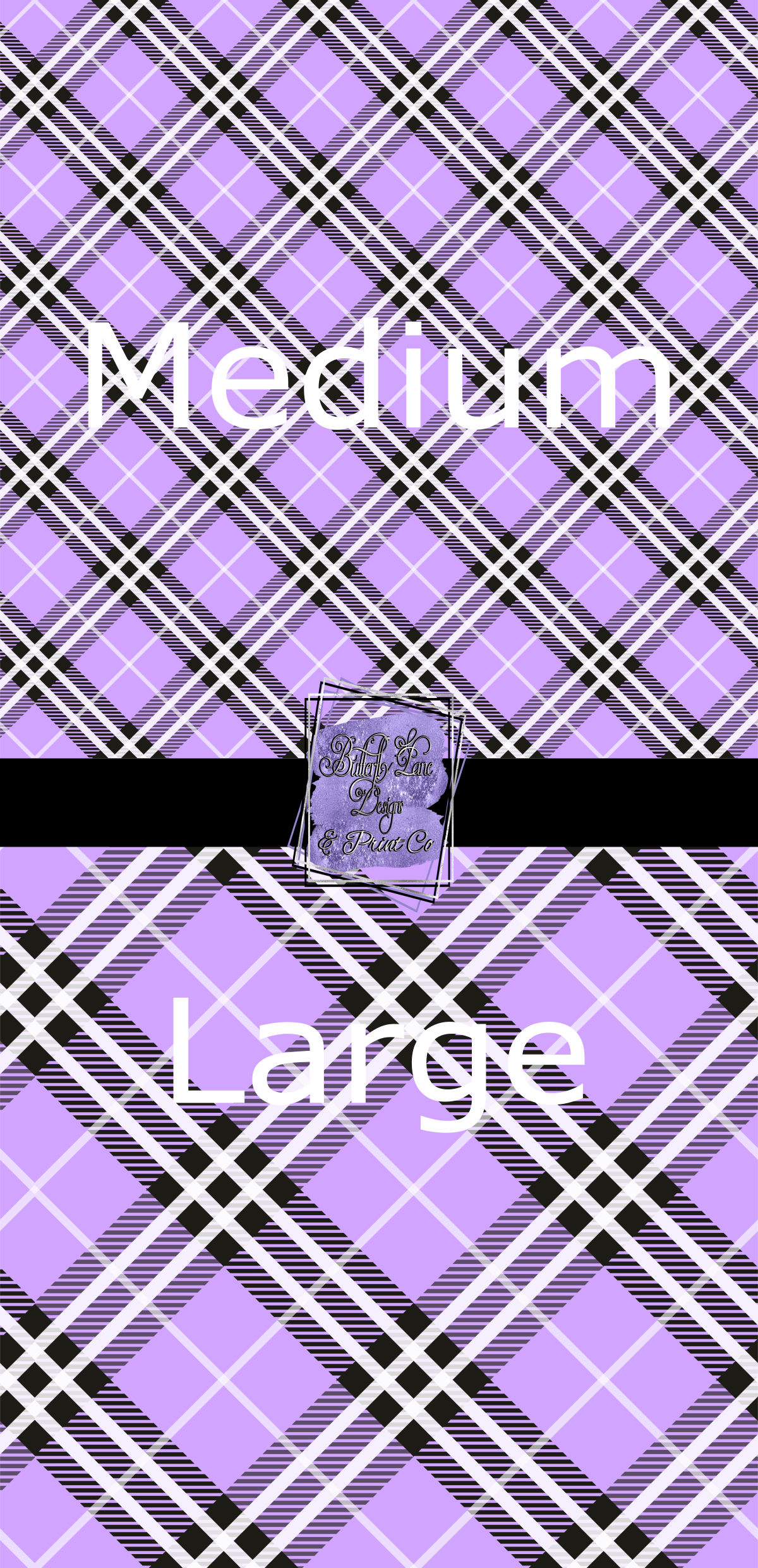 Plaid- light purple-PV214 Patterned Vinyl