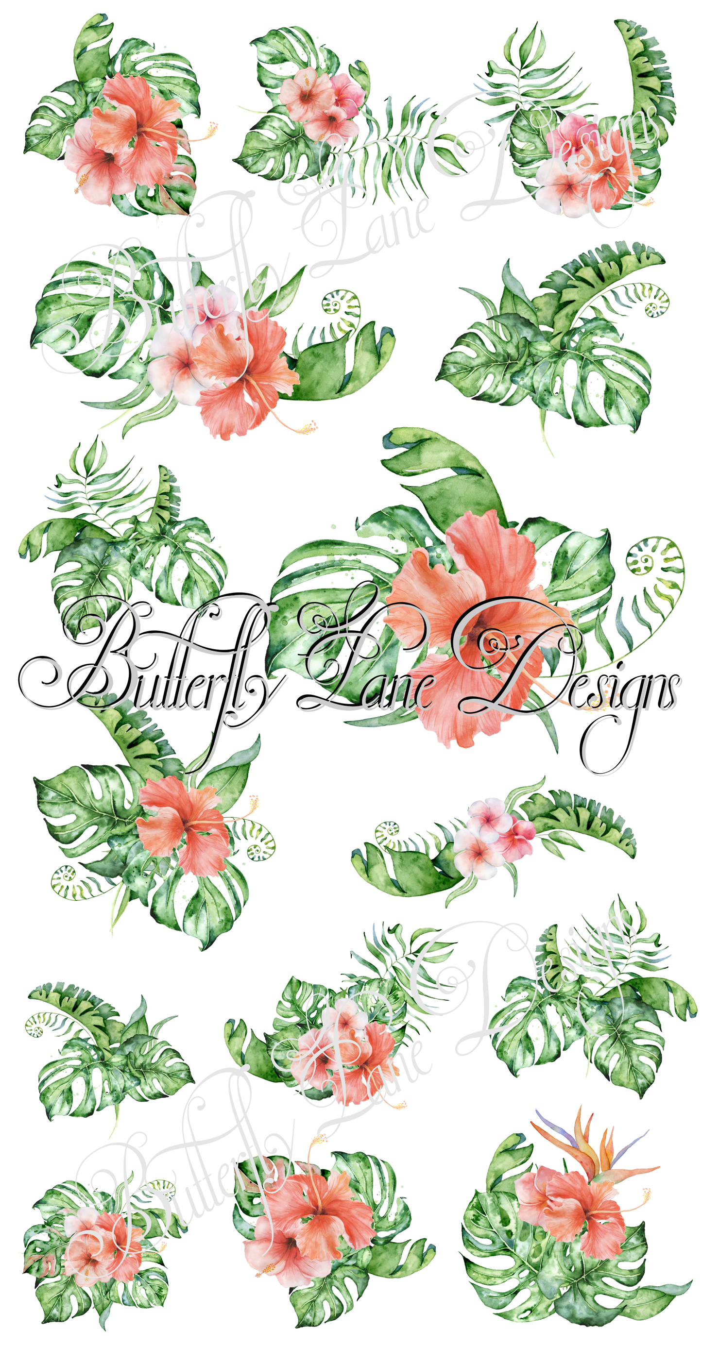 Princess Leilani- Tropical Flowers 2 :: V.C. Sheet