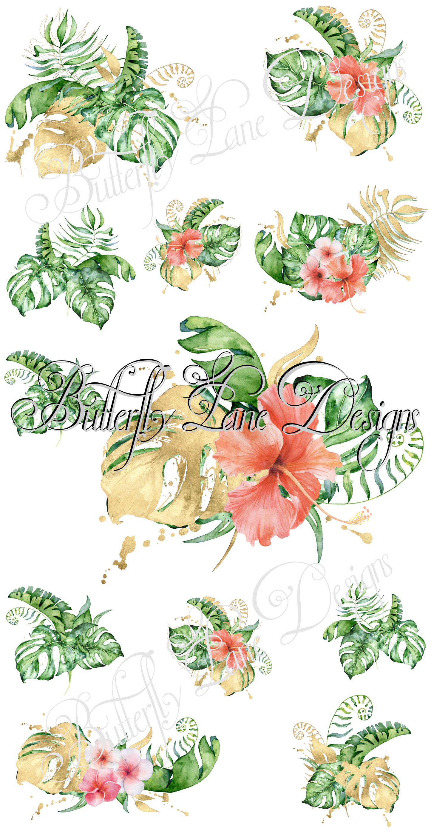 Princess Nala- Tropical Flowers 3 :: V.C. Sheet