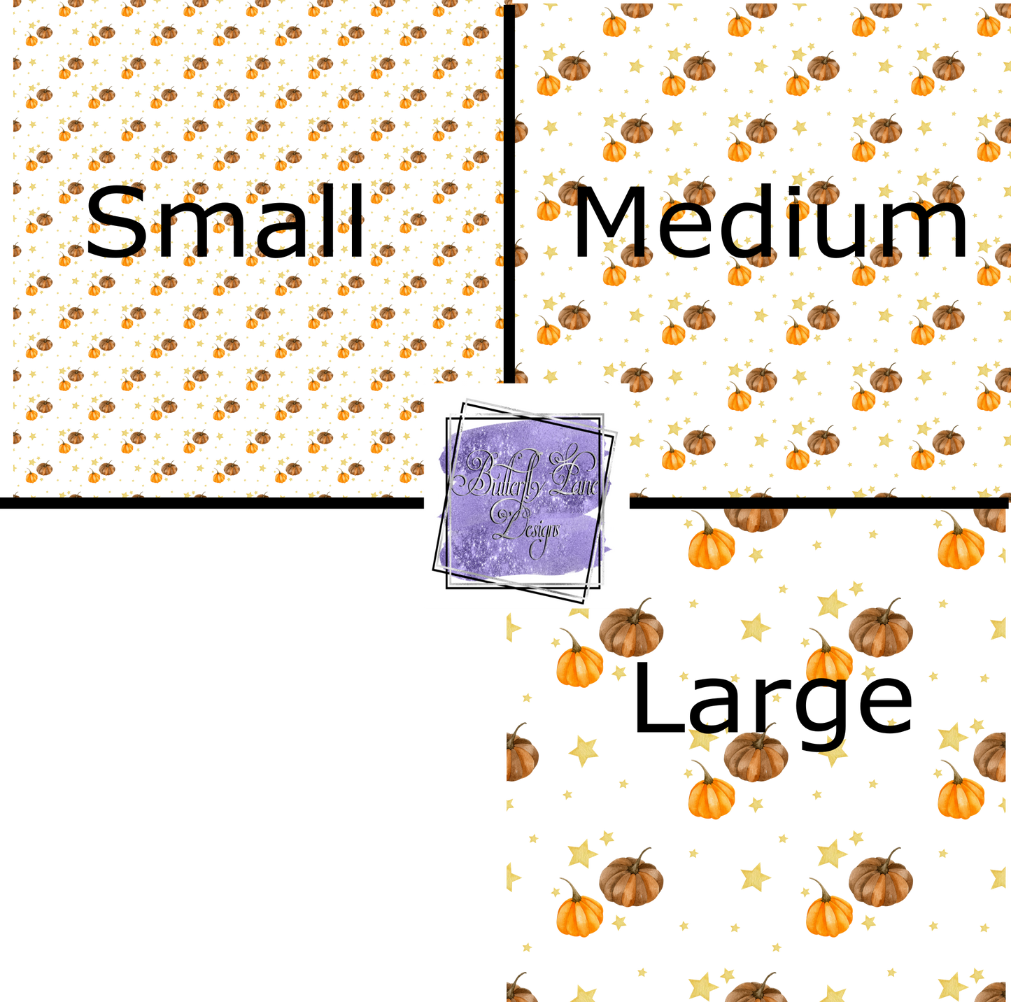 Pumpkin and Stars PV 228 Patterned Vinyl